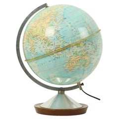 Vintage Illuminated Globe Lamp 1965 Standard Globe Dutch Gdp Italy