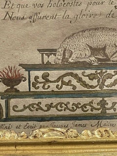 Beleuchteter Leuchtenrahmen aus dem späten 18. Jahrhundert – Goldrahmen mit Blattgold