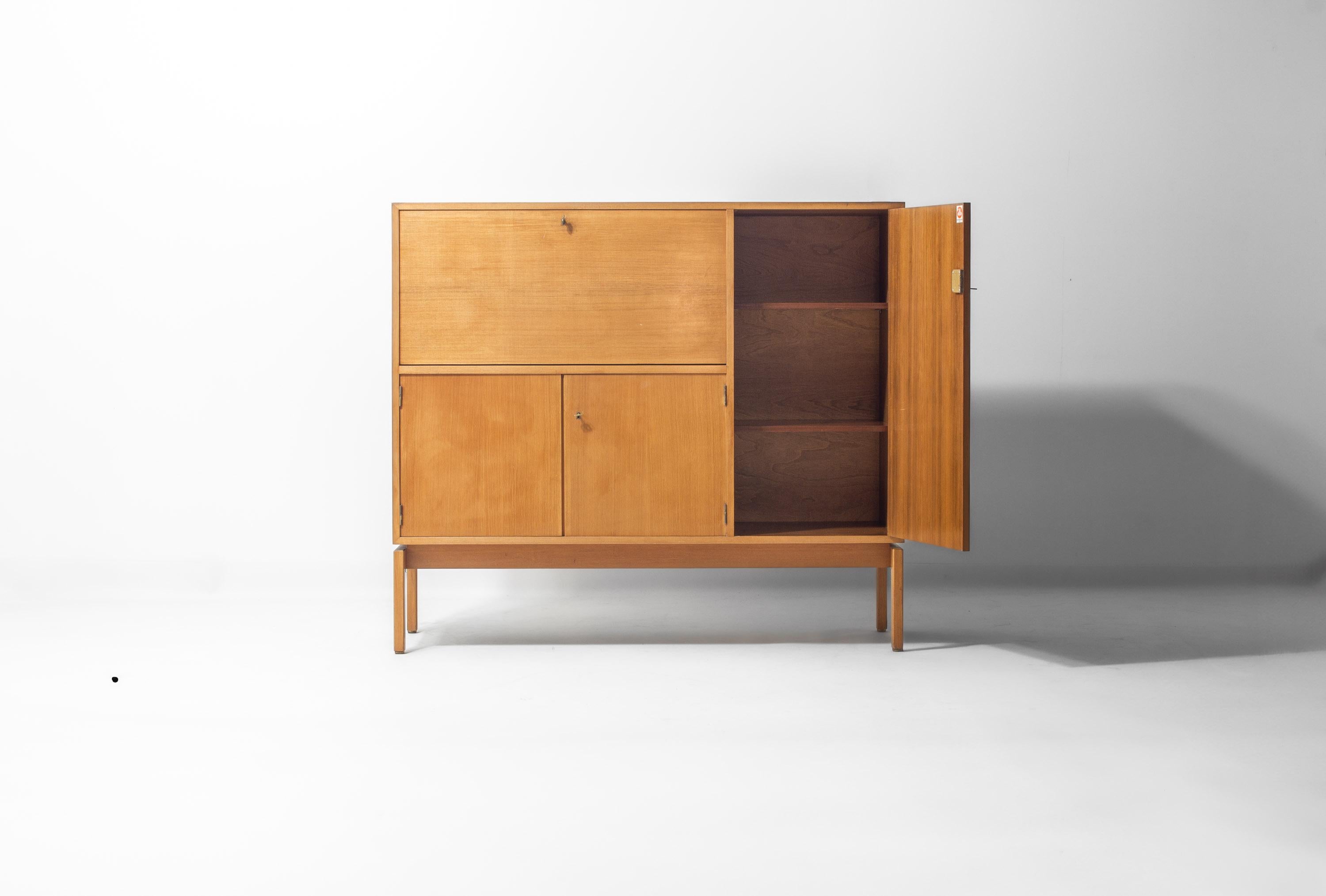 Mobile bar illuminato di metà secolo di Jos De Mey, Belgio 1960 in vendita 3