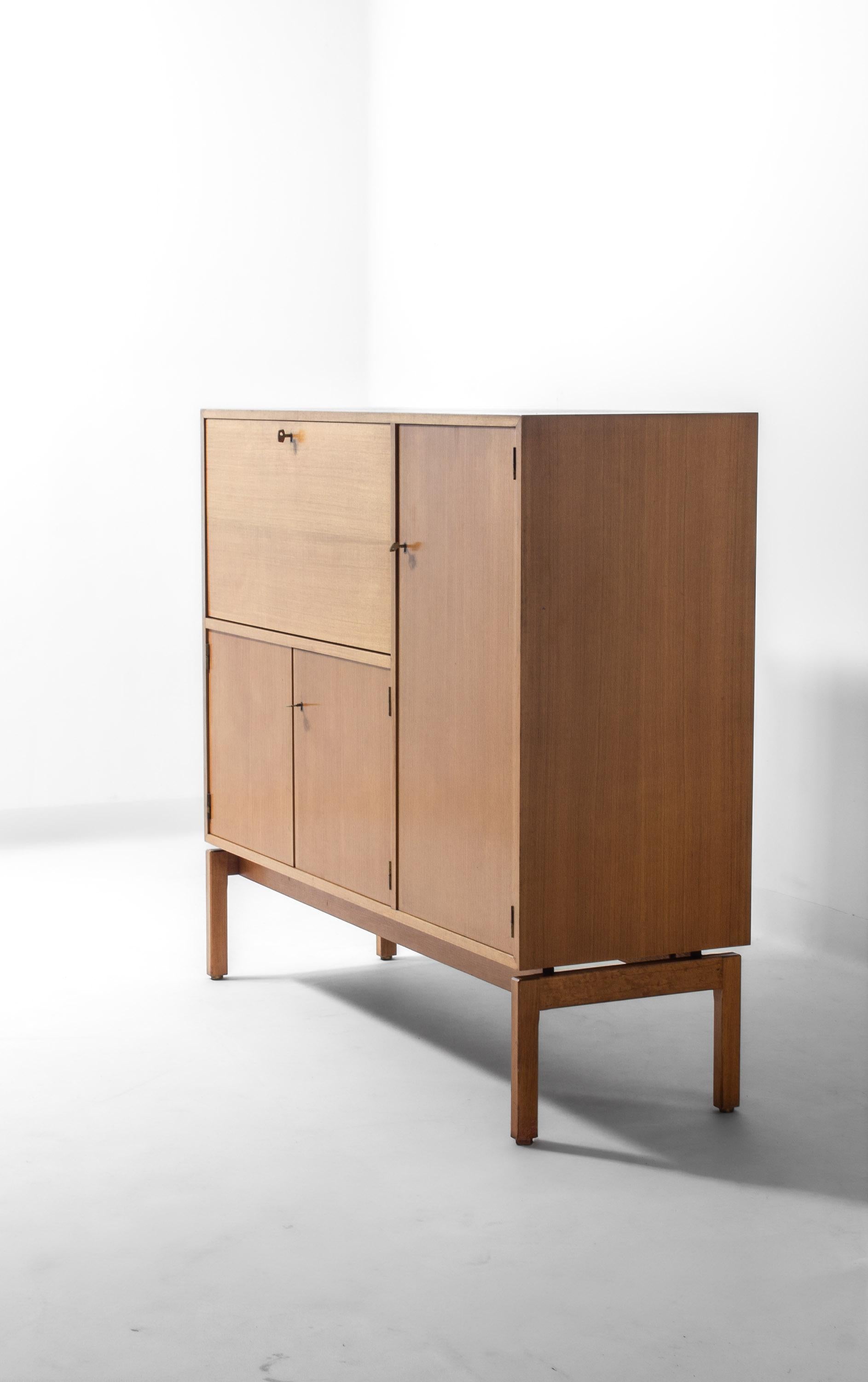 Mobile bar illuminato di metà secolo di Jos De Mey, Belgio 1960 in vendita 5