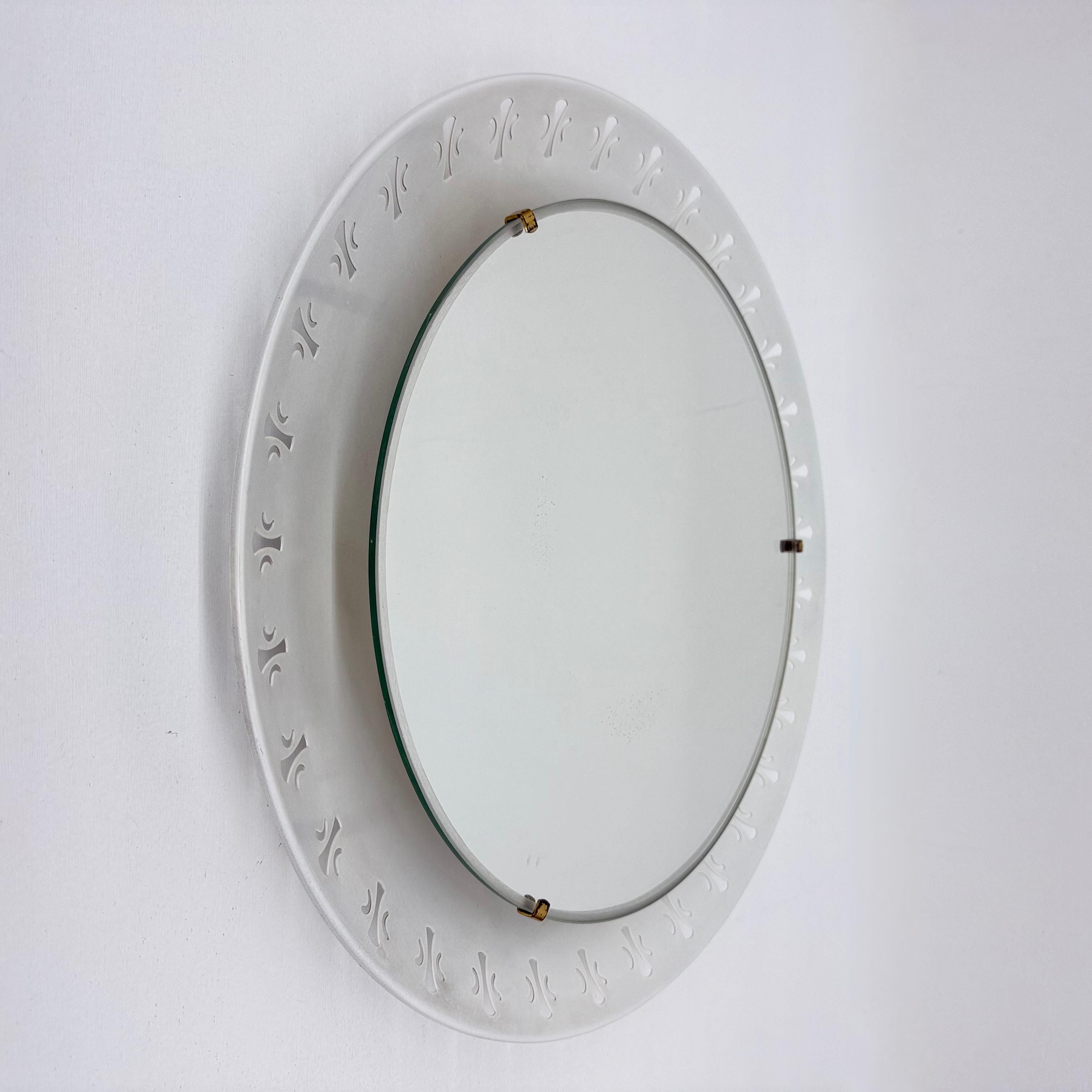 Miroir lumineux par Ernest Igl pour Hillebrand , 1970 en vente 11