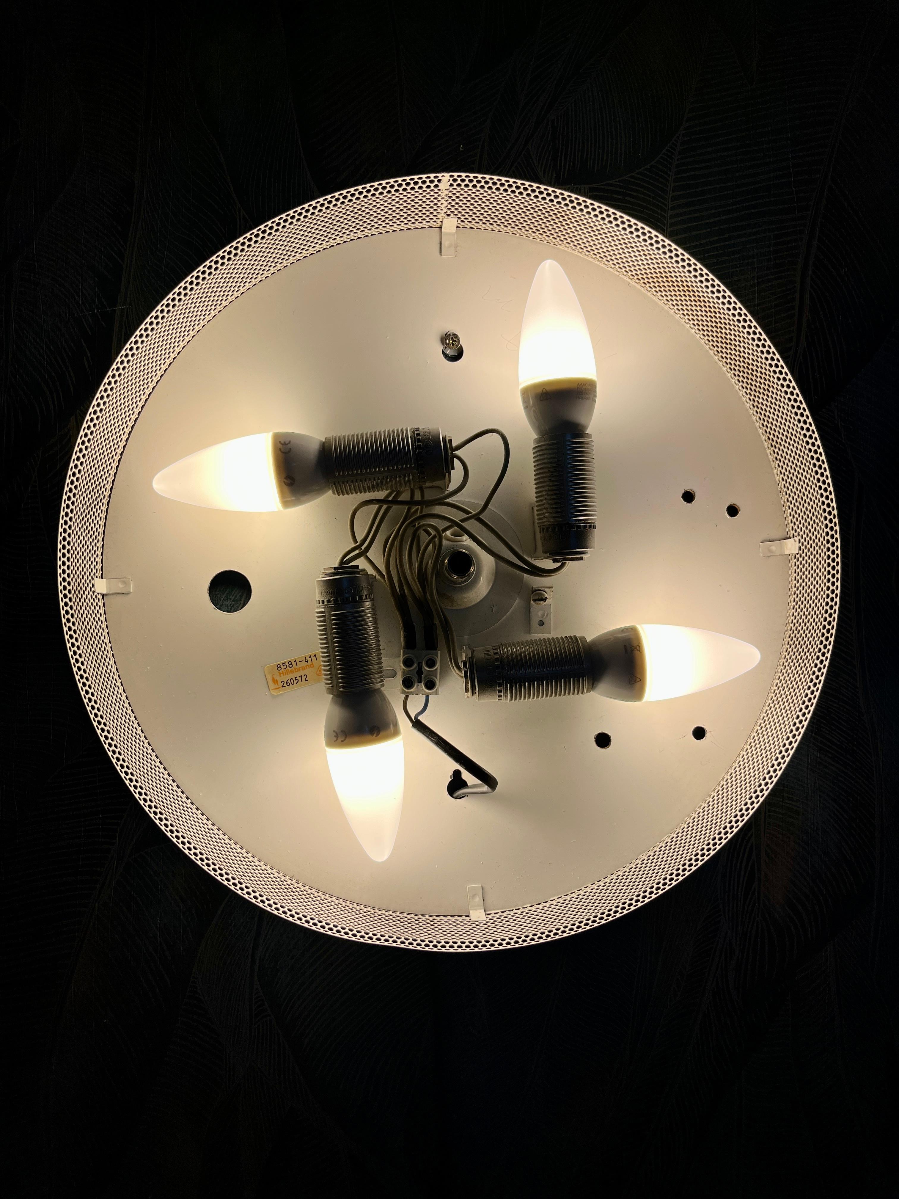 Illuminated mirror by Ernest Igl for Hillebrand For Sale 4