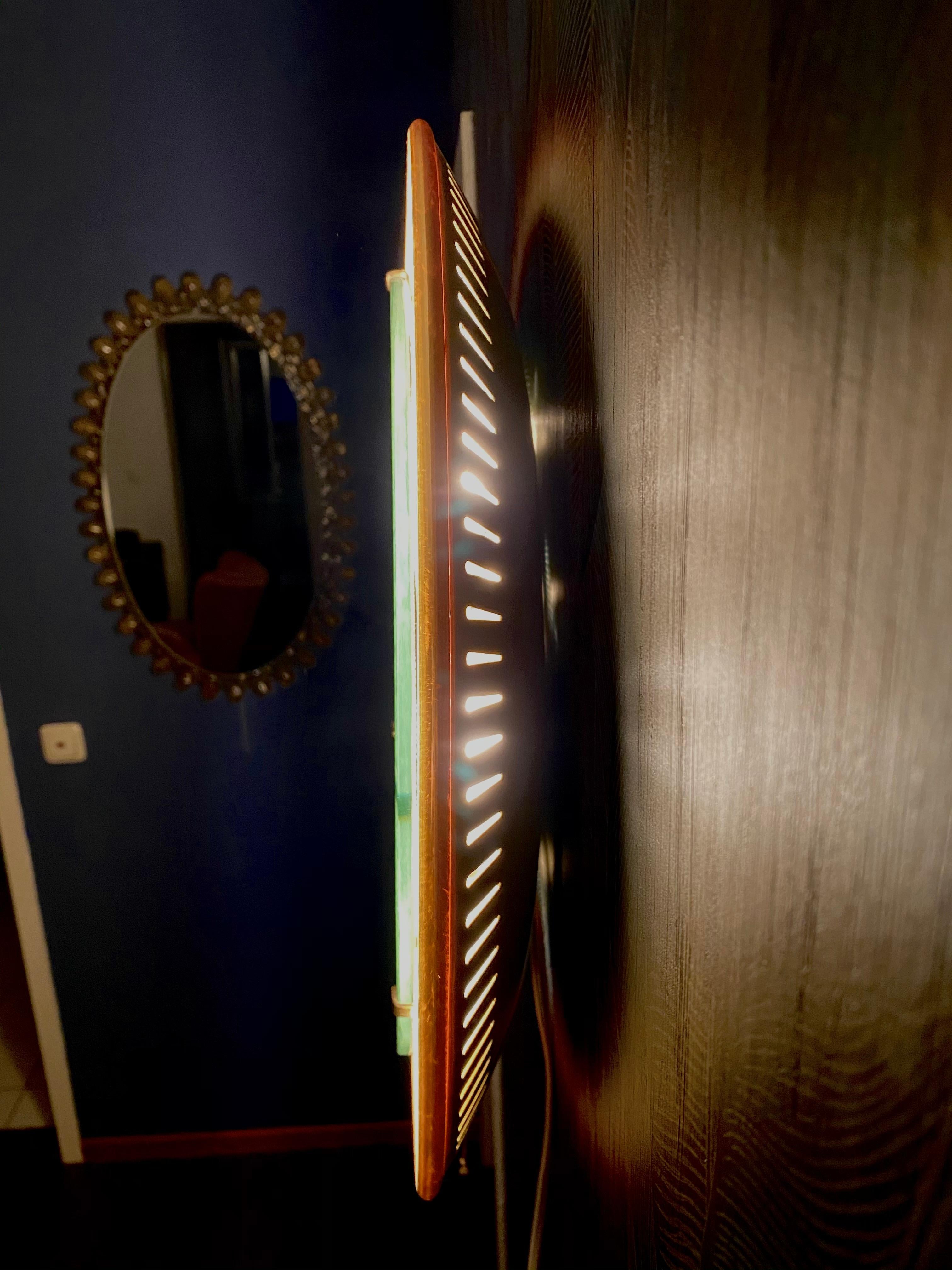 Miroir éclairé Ernest Igl pour Hillebrand en vente 1