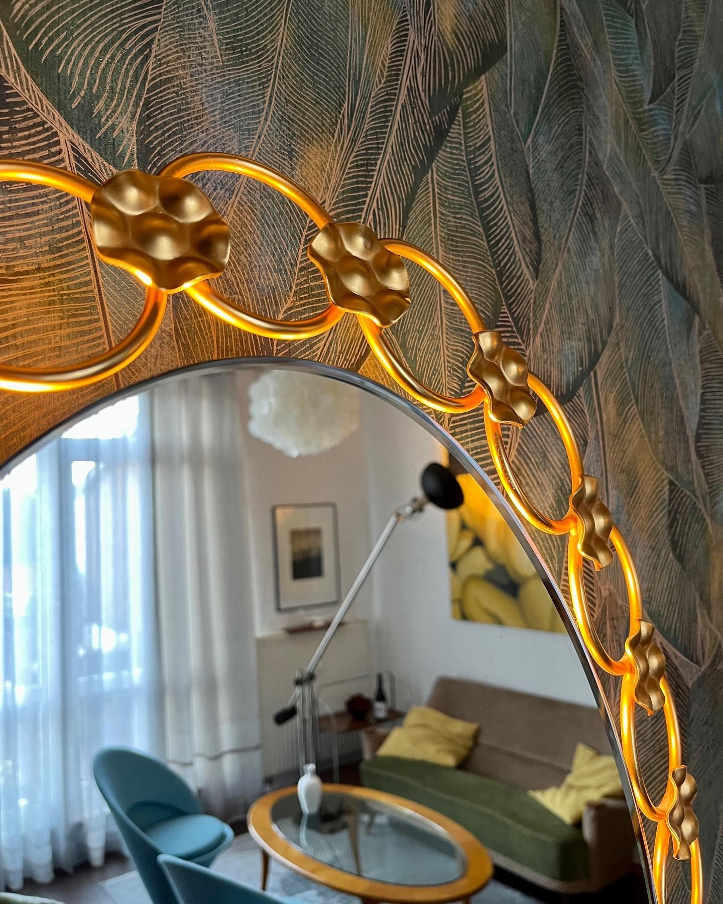 Mid-Century Modern Illuminated mirror by Flabeg For Sale