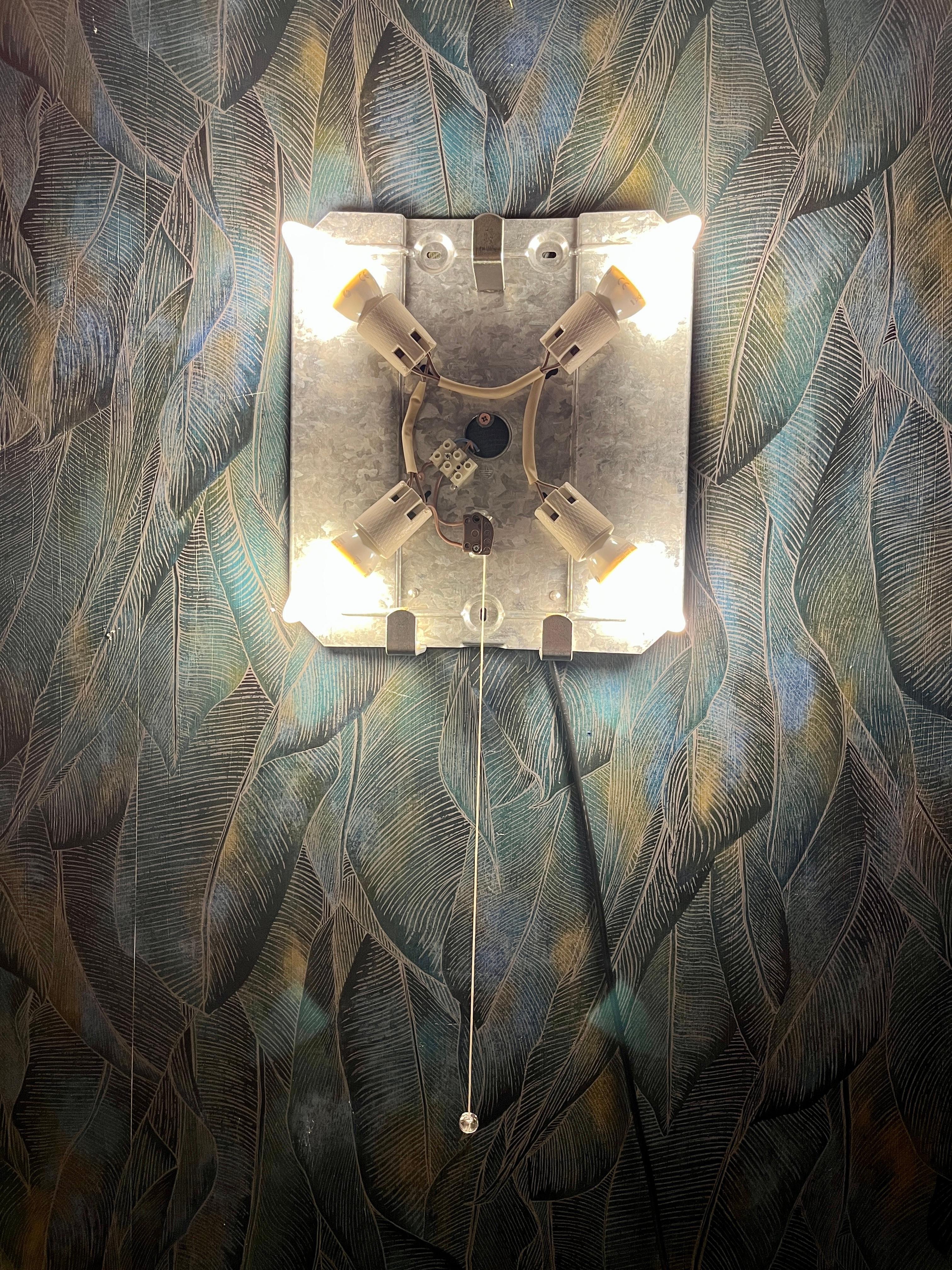 German Illuminated mirror by Flabeg For Sale