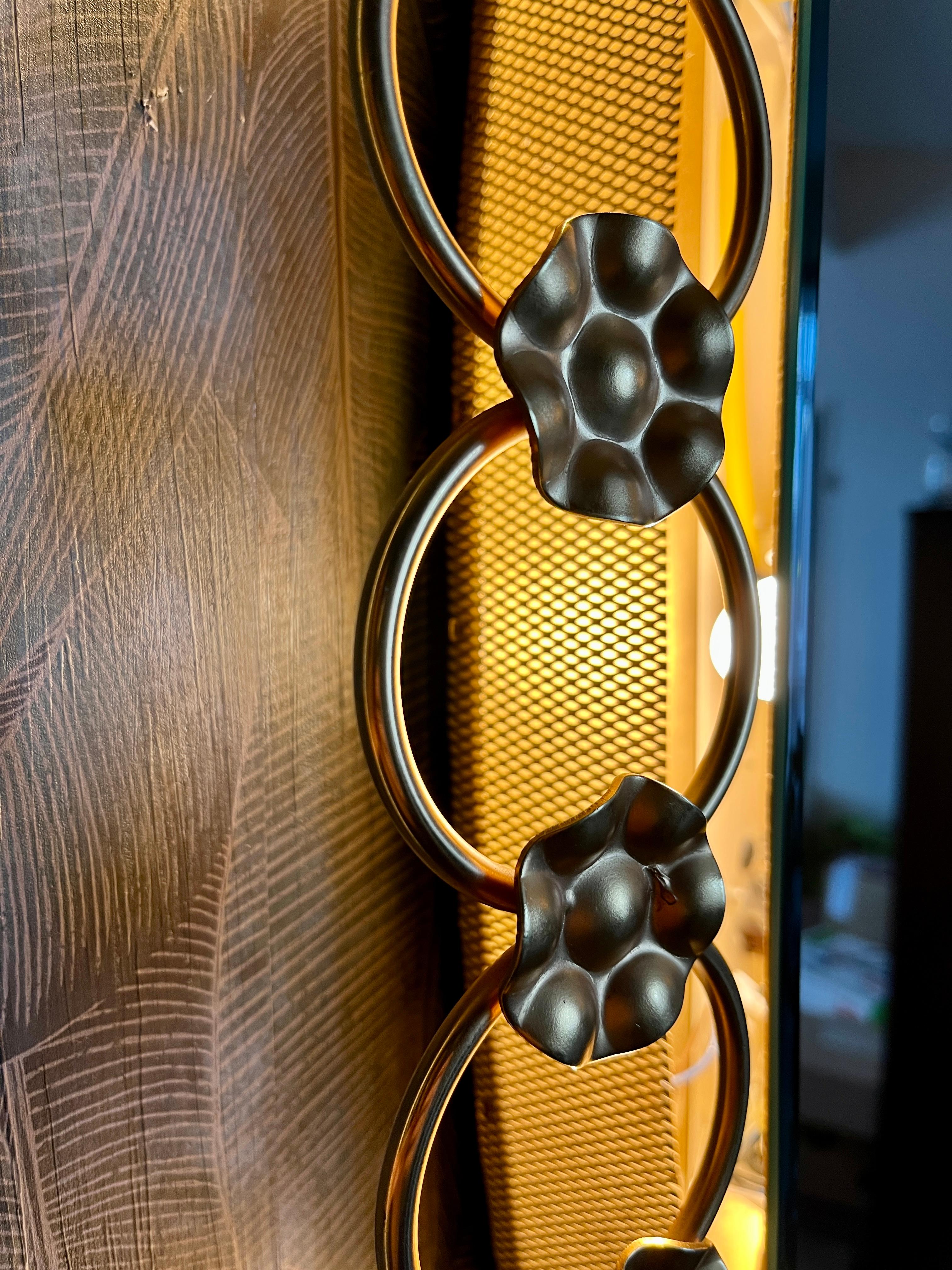 German Illuminated mirror by Flabeg For Sale