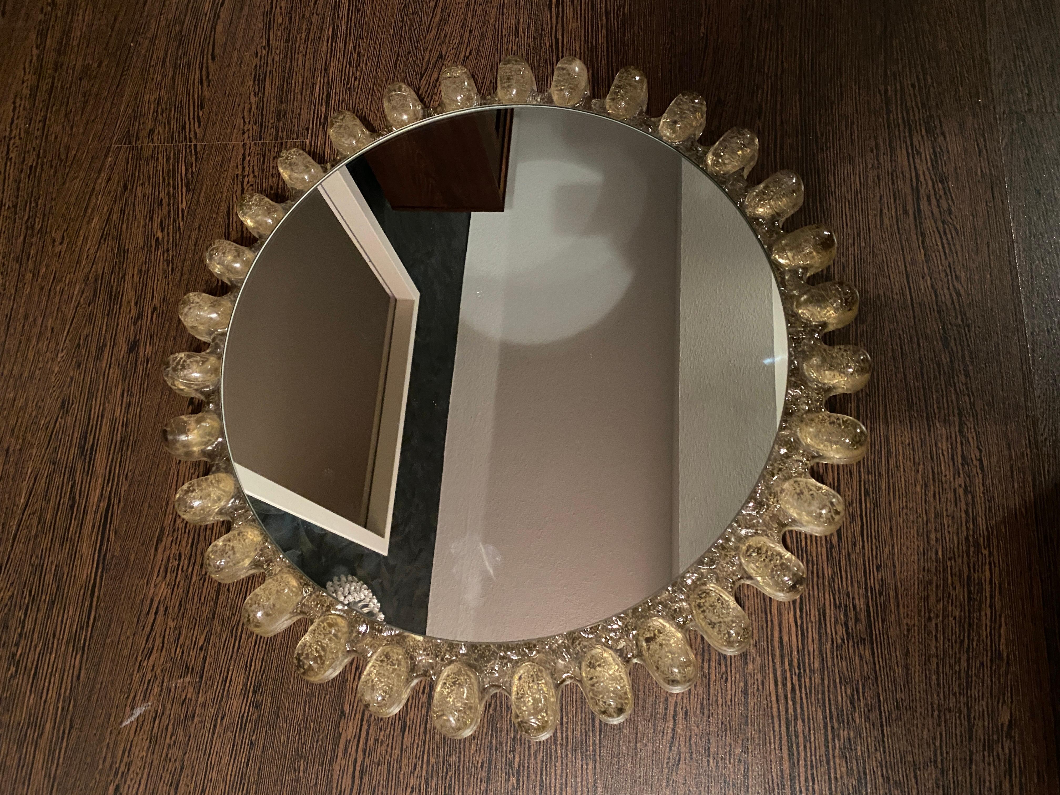 Illuminated mirror by Hillebrand For Sale 4