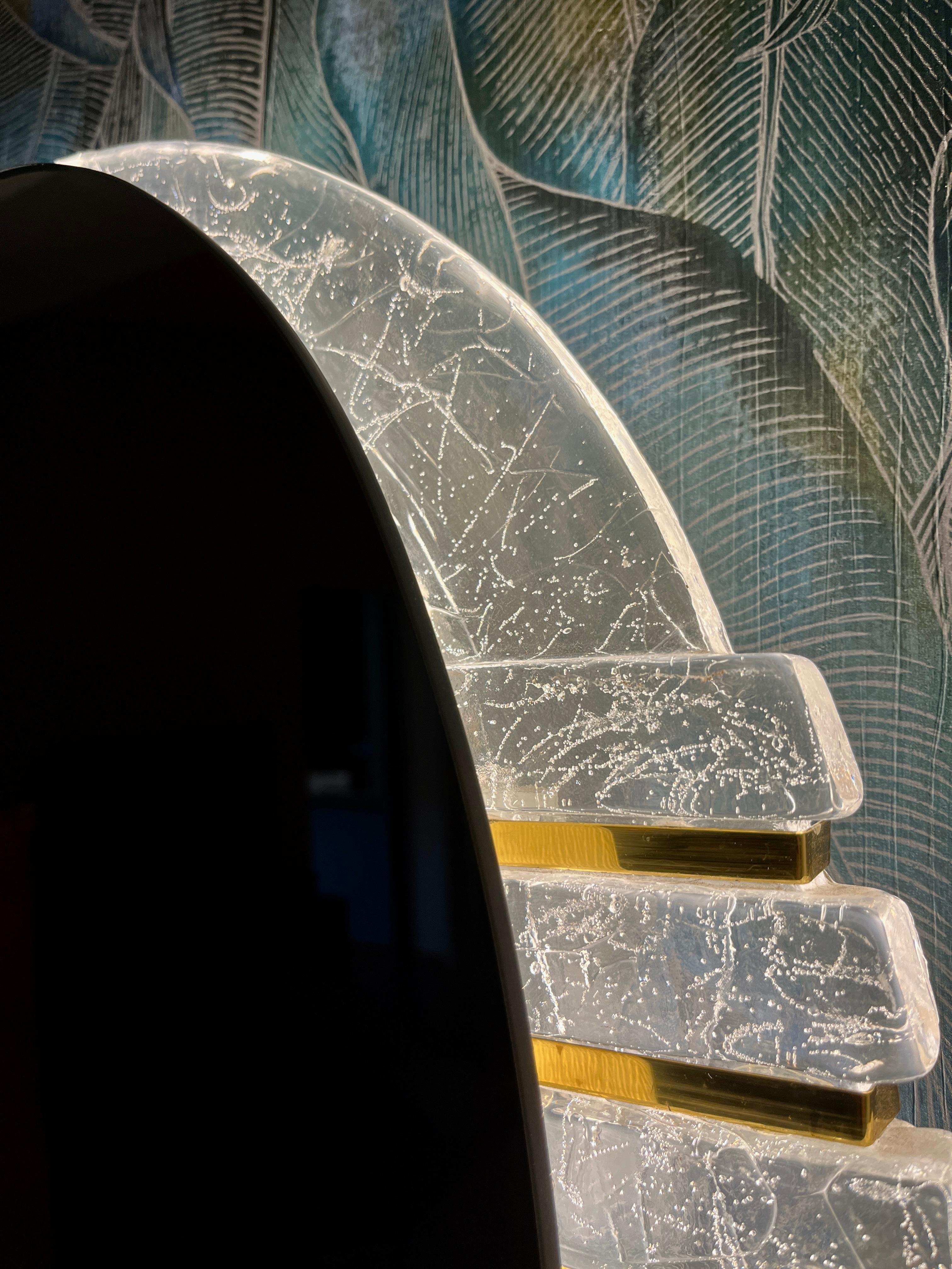 Illuminated mirror by Hillebrand In Good Condition For Sale In Hannover, DE