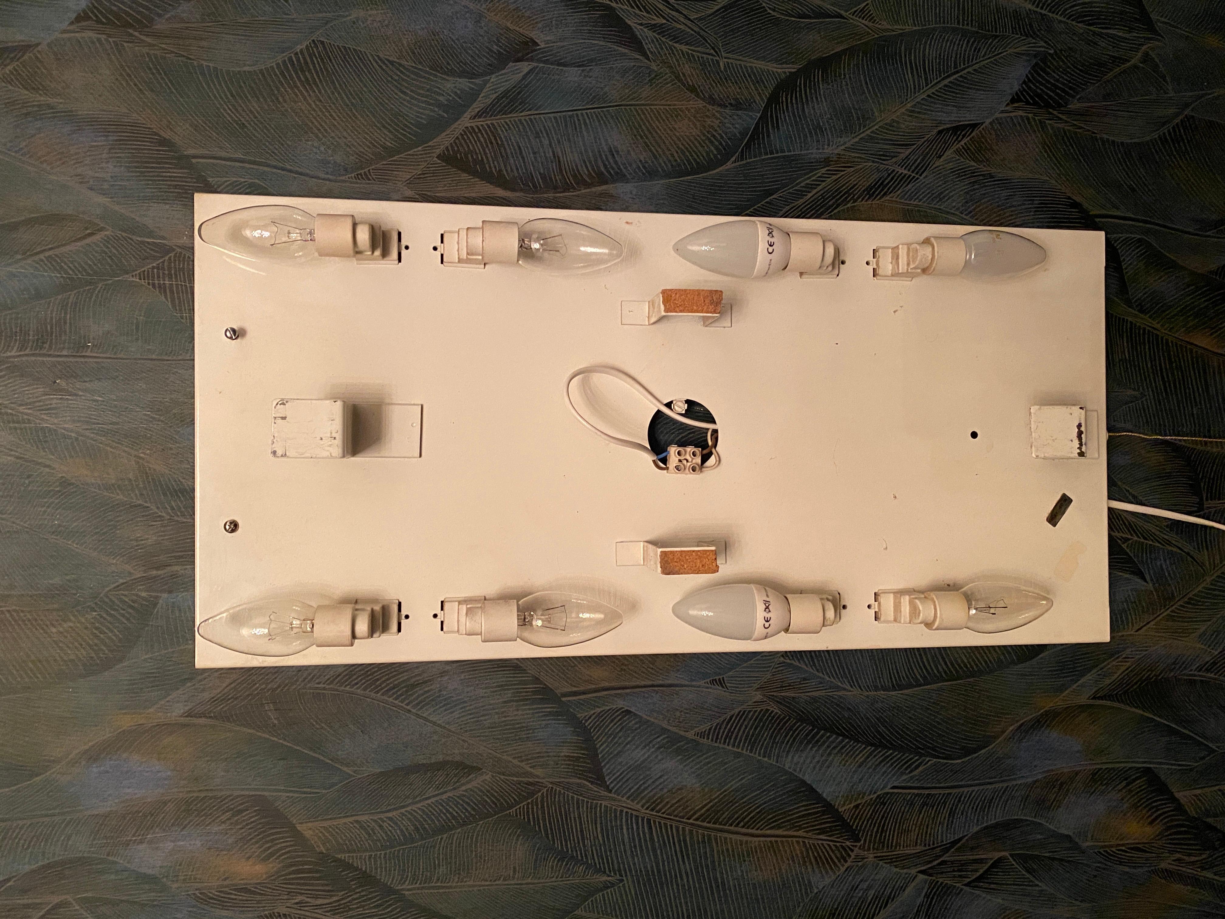Illuminated mirror by Hillebrand For Sale 2