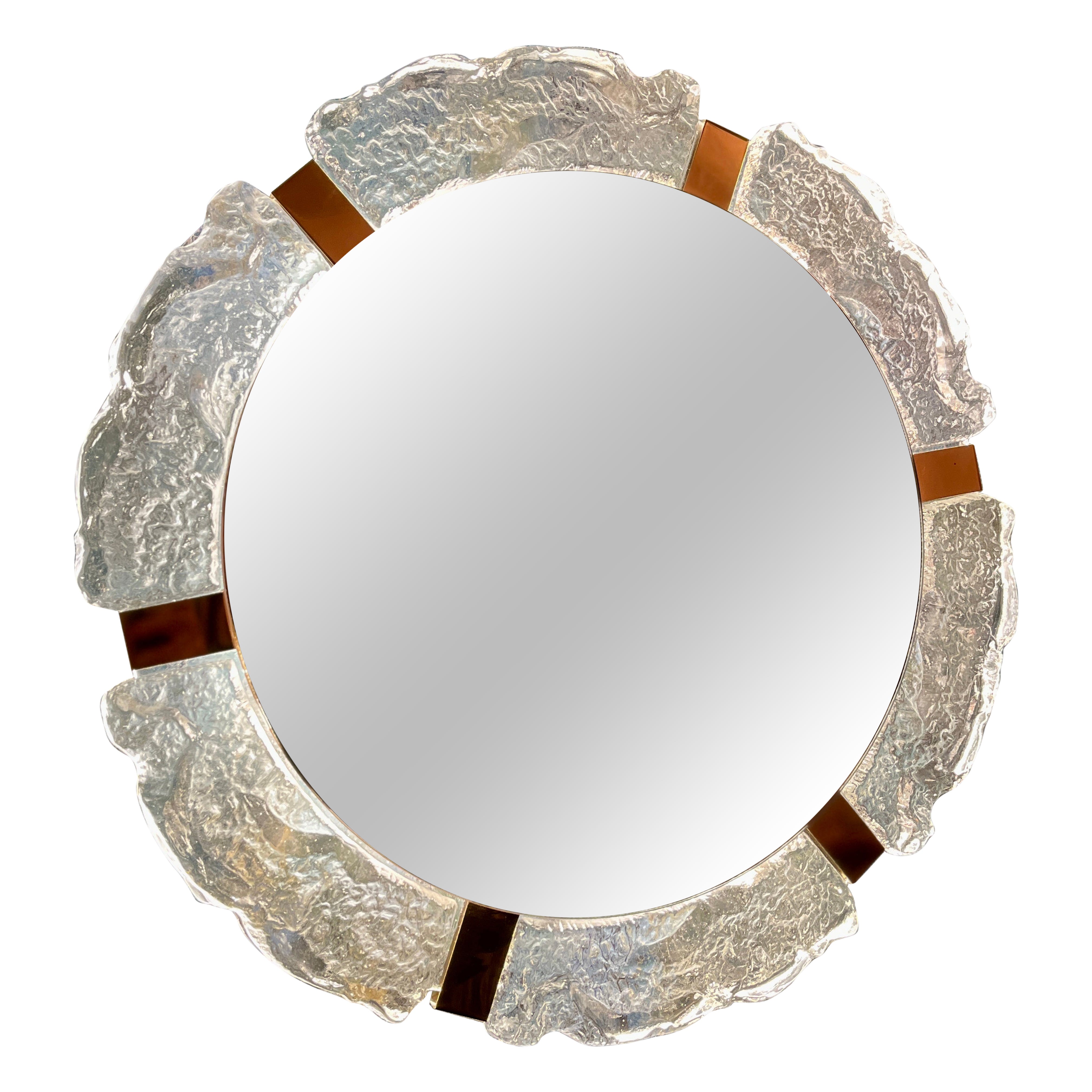 Illuminated mirror by Hillebrand