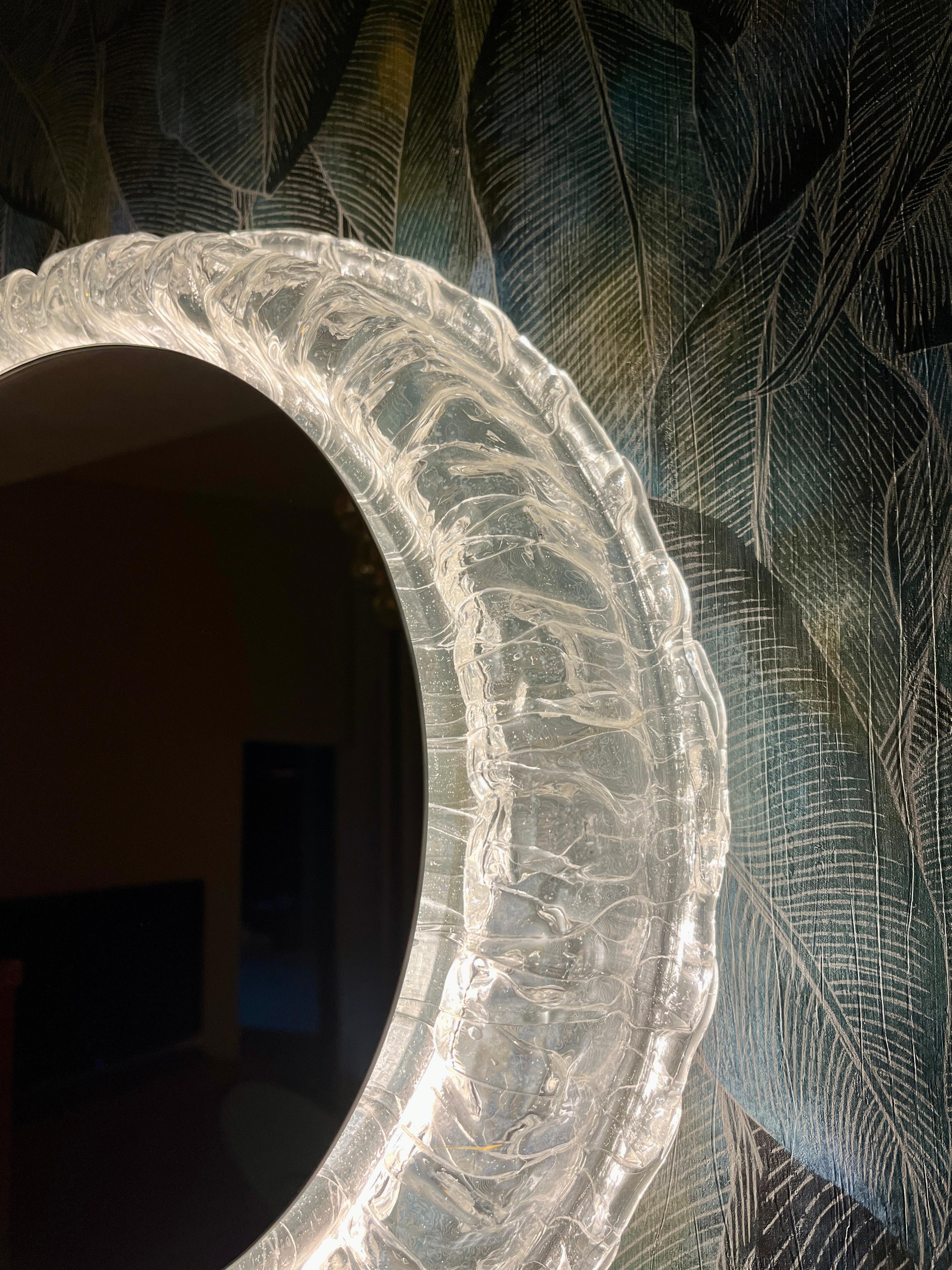 Mid-Century Modern Miroir lumineux de Schöninger en vente