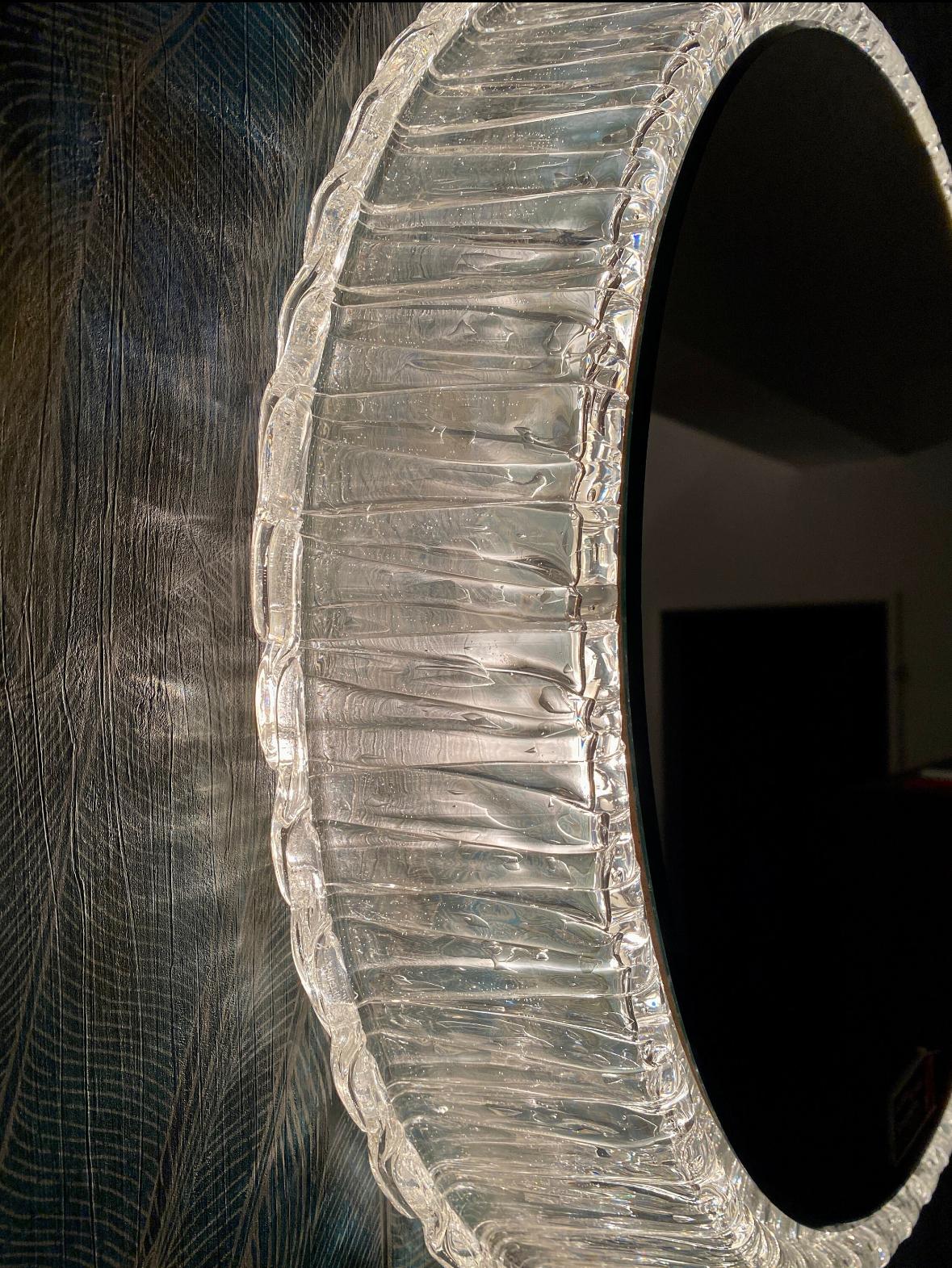 Espejo iluminado de Schöninger Moderno de mediados de siglo en venta