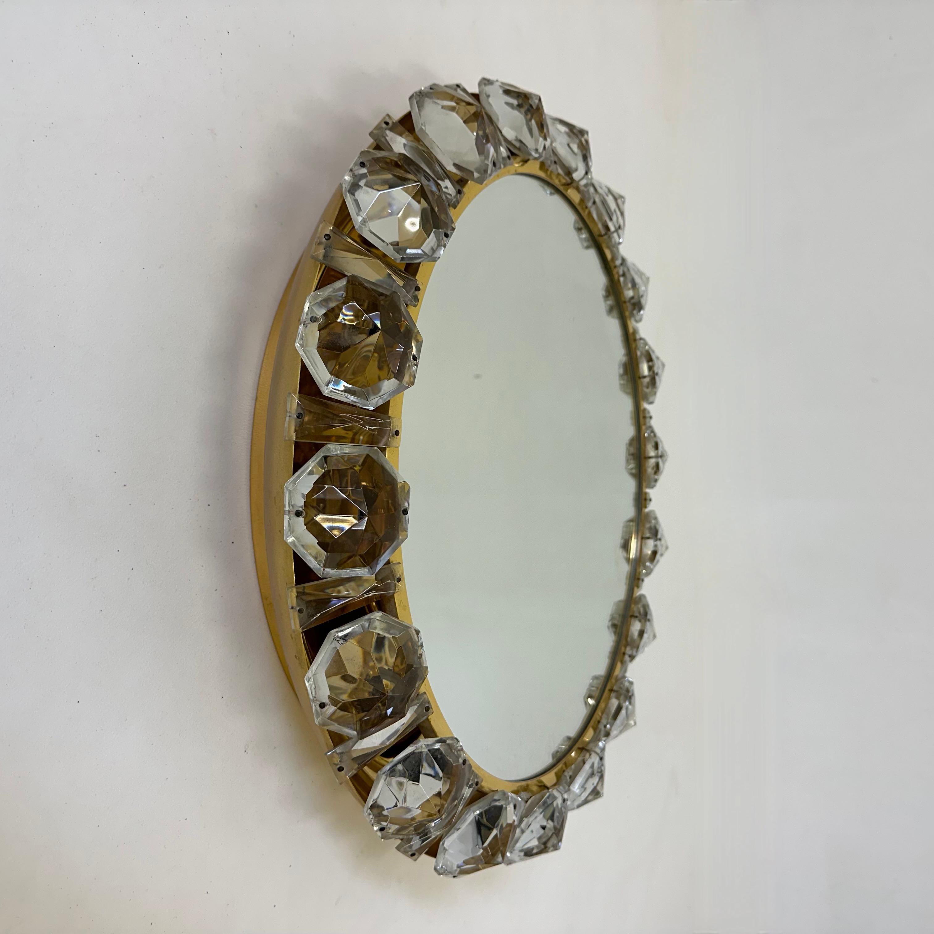 Illuminated mirror Model No. 3648 by E. Bakalowits & Söhne , 1950s Austria For Sale 3