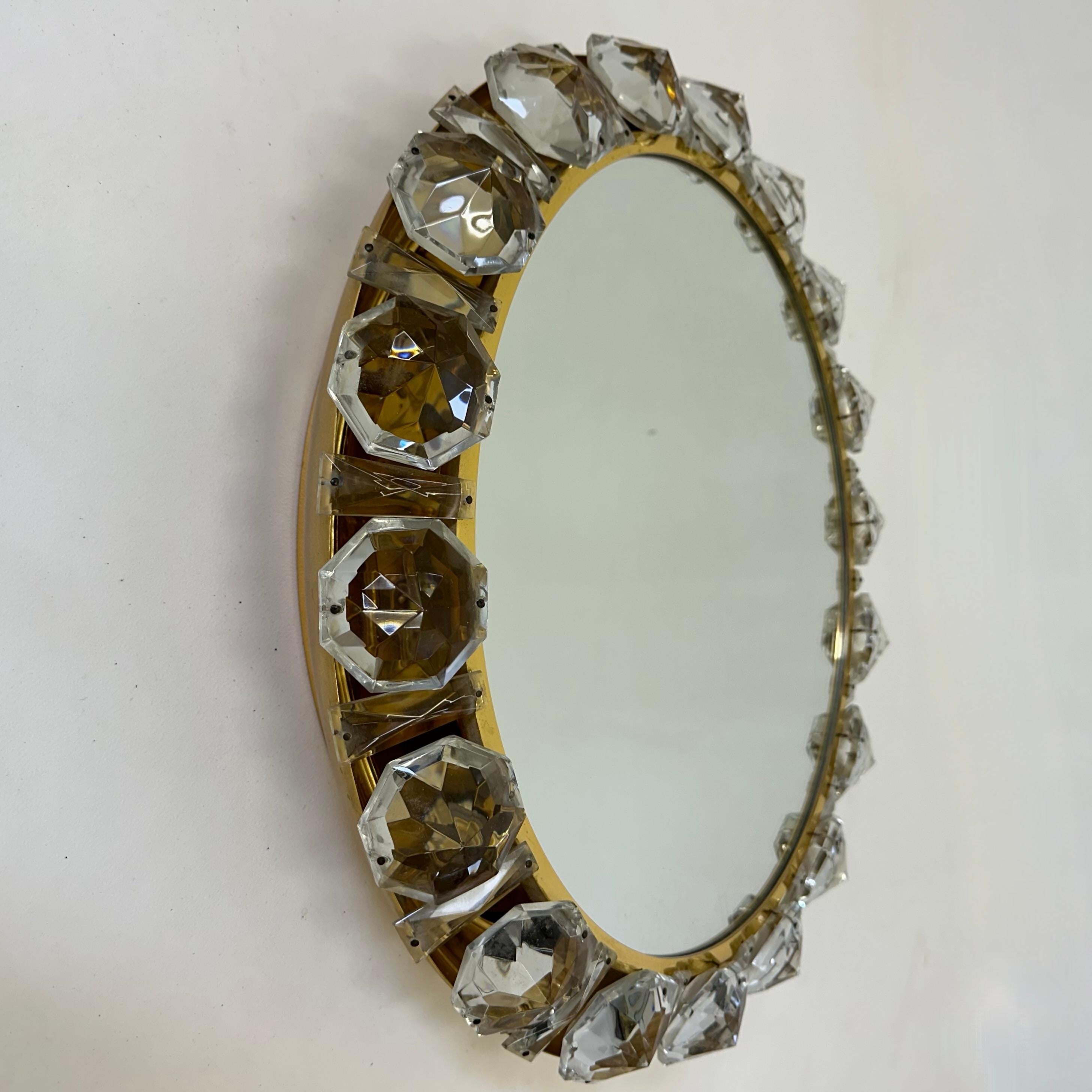 Illuminated mirror Model No. 3648 by E. Bakalowits & Söhne , 1950s Austria For Sale 5