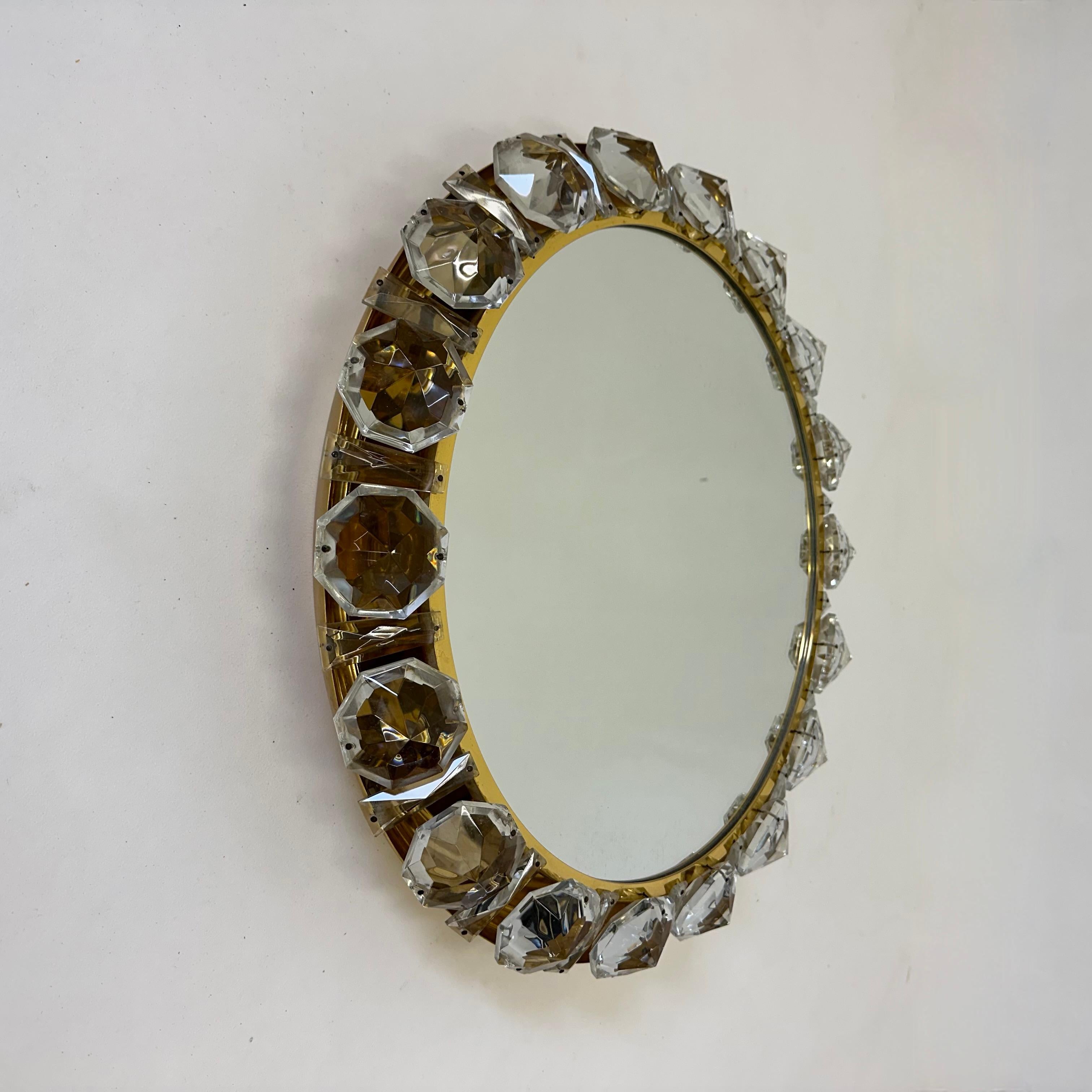 Illuminated mirror Model No. 3648 by E. Bakalowits & Söhne , 1950s Austria For Sale 8