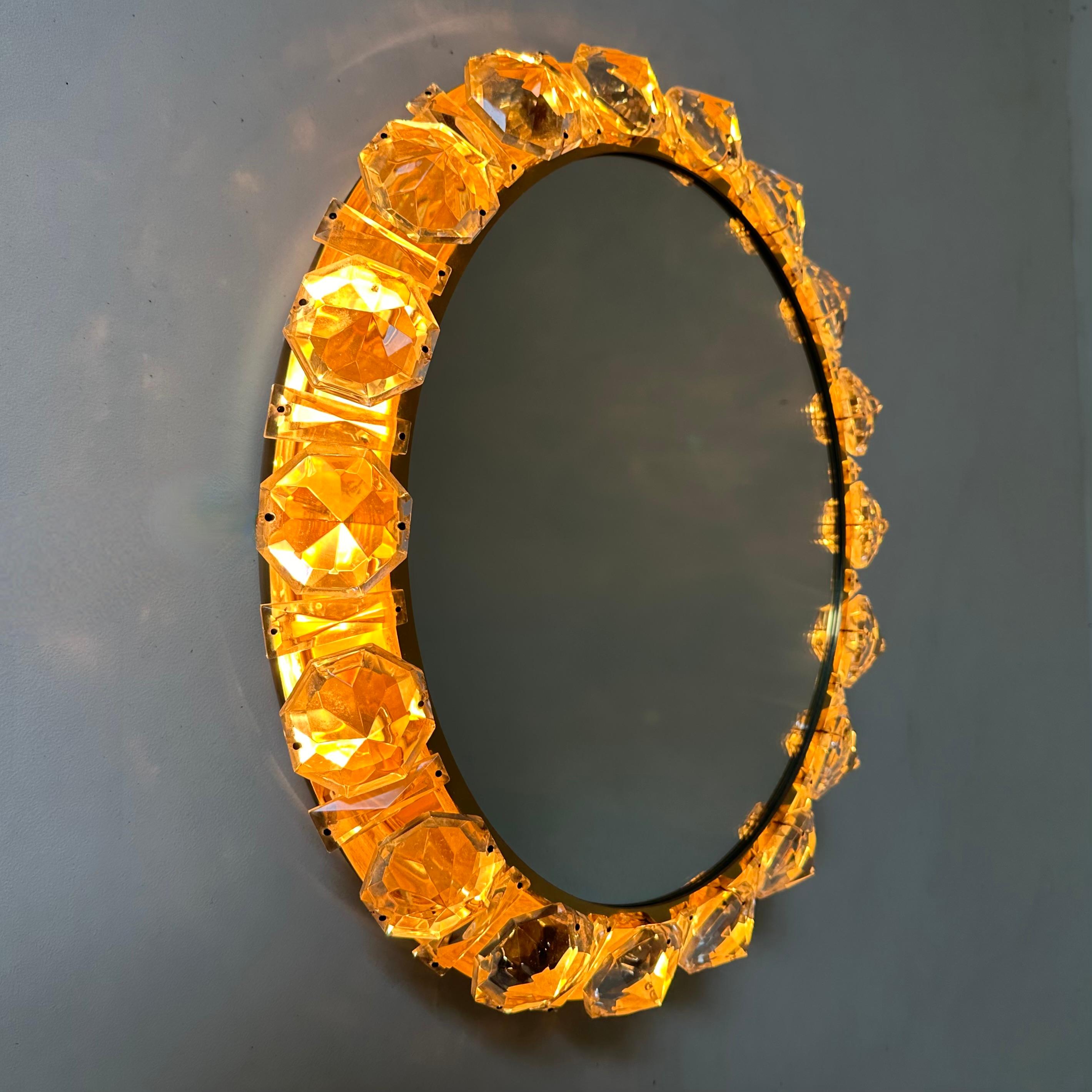 Mid-20th Century Illuminated mirror Model No. 3648 by E. Bakalowits & Söhne , 1950s Austria For Sale