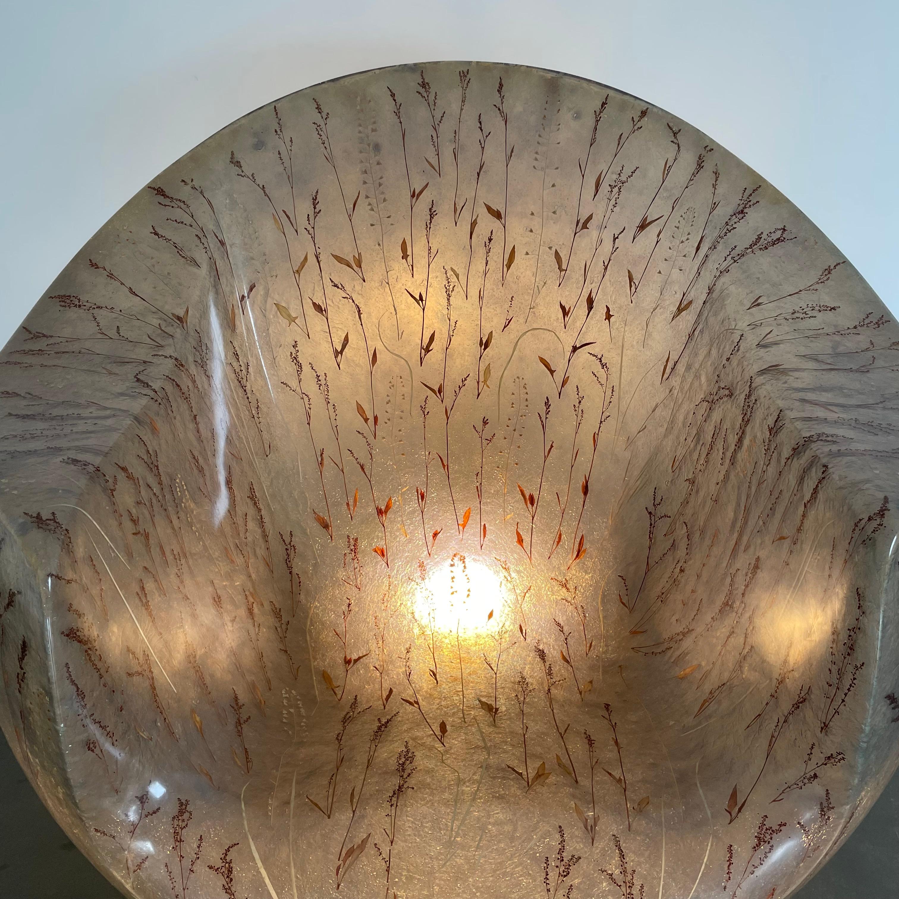 Illuminated Resin Chair by Hally Olivetti, 1991 3