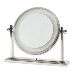 Illuminated Round Vanity Mirror, United States, 20th Century