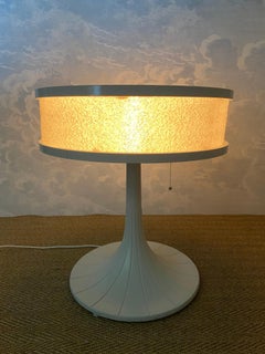 Illuminated Side Table on Swivel Tulip Foot, 1960s