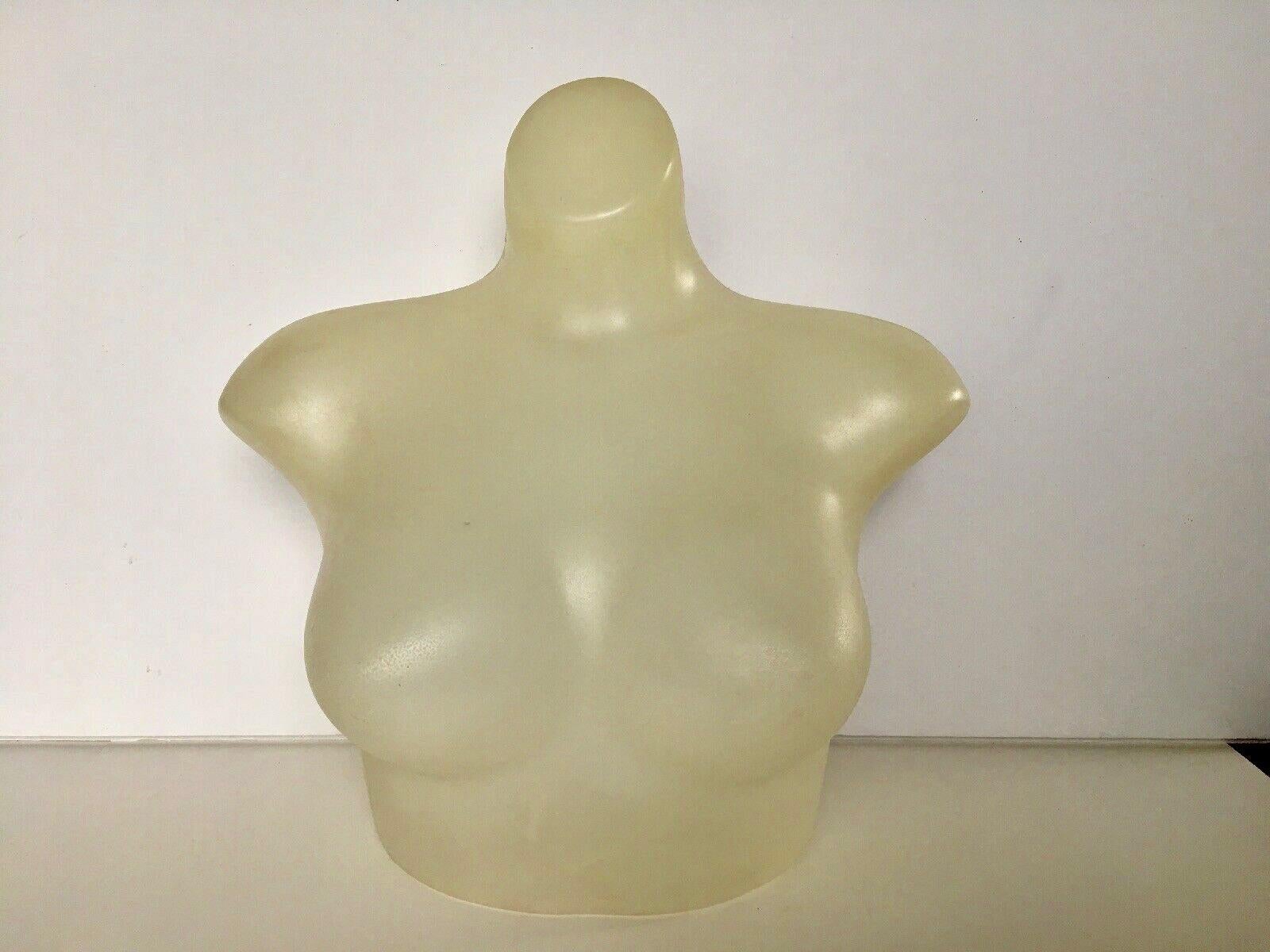 Interesting vintage mannequin torso with built in light. Great sculptural piece of pop art. Great for a clothing store or closet. Good vintage condition. Newly rewired.