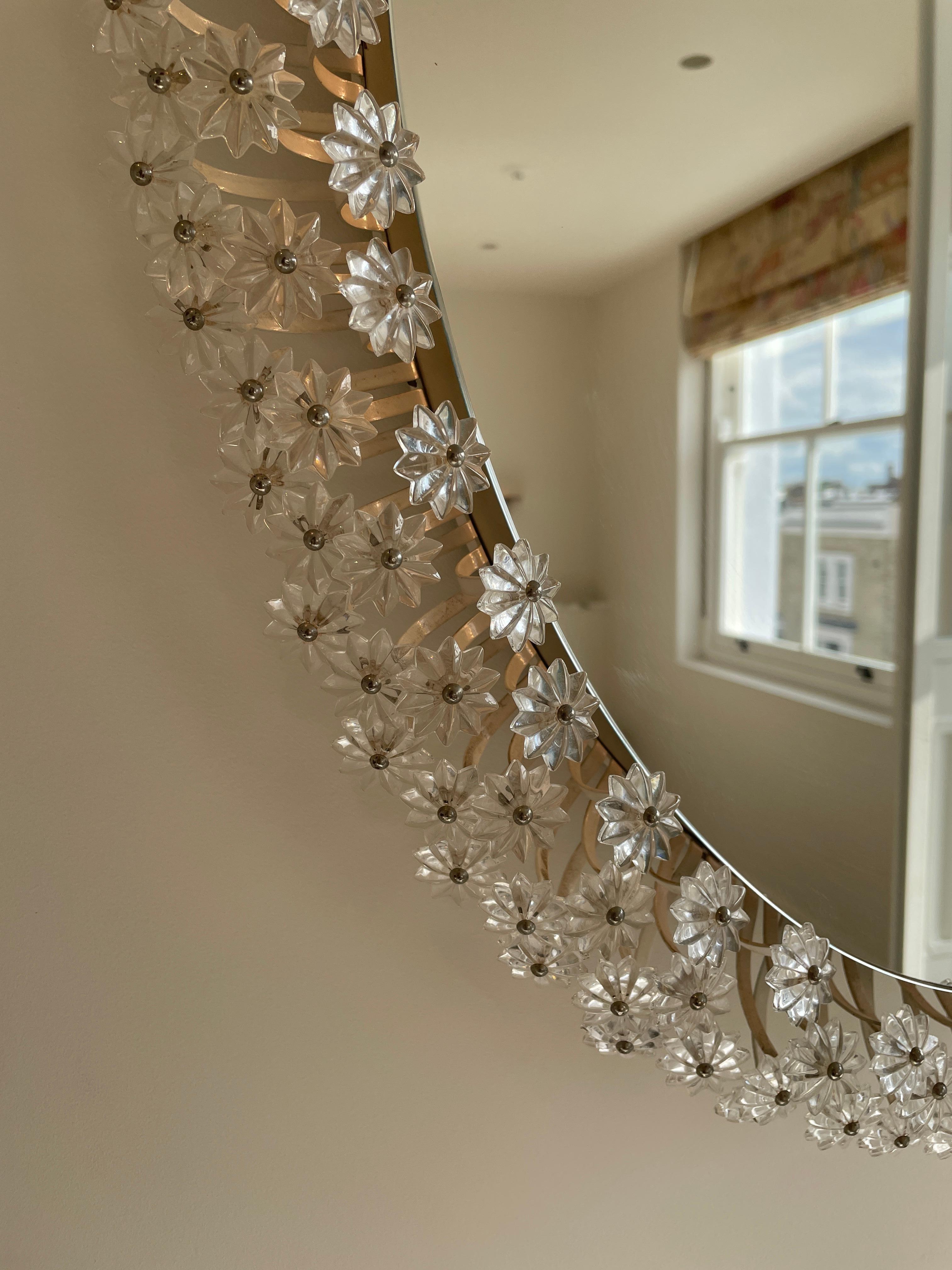 Illuminated Wall Mirror by Emil Stejnar In Good Condition In London, England