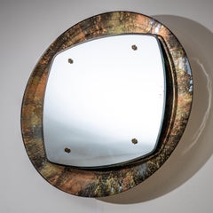 Illuminated Wall Mirror by Santambrogio e De Berti, Italy 1950s