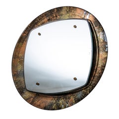 Illuminated Wall Mirror by Santambrogio e De Berti, Italy 1950s