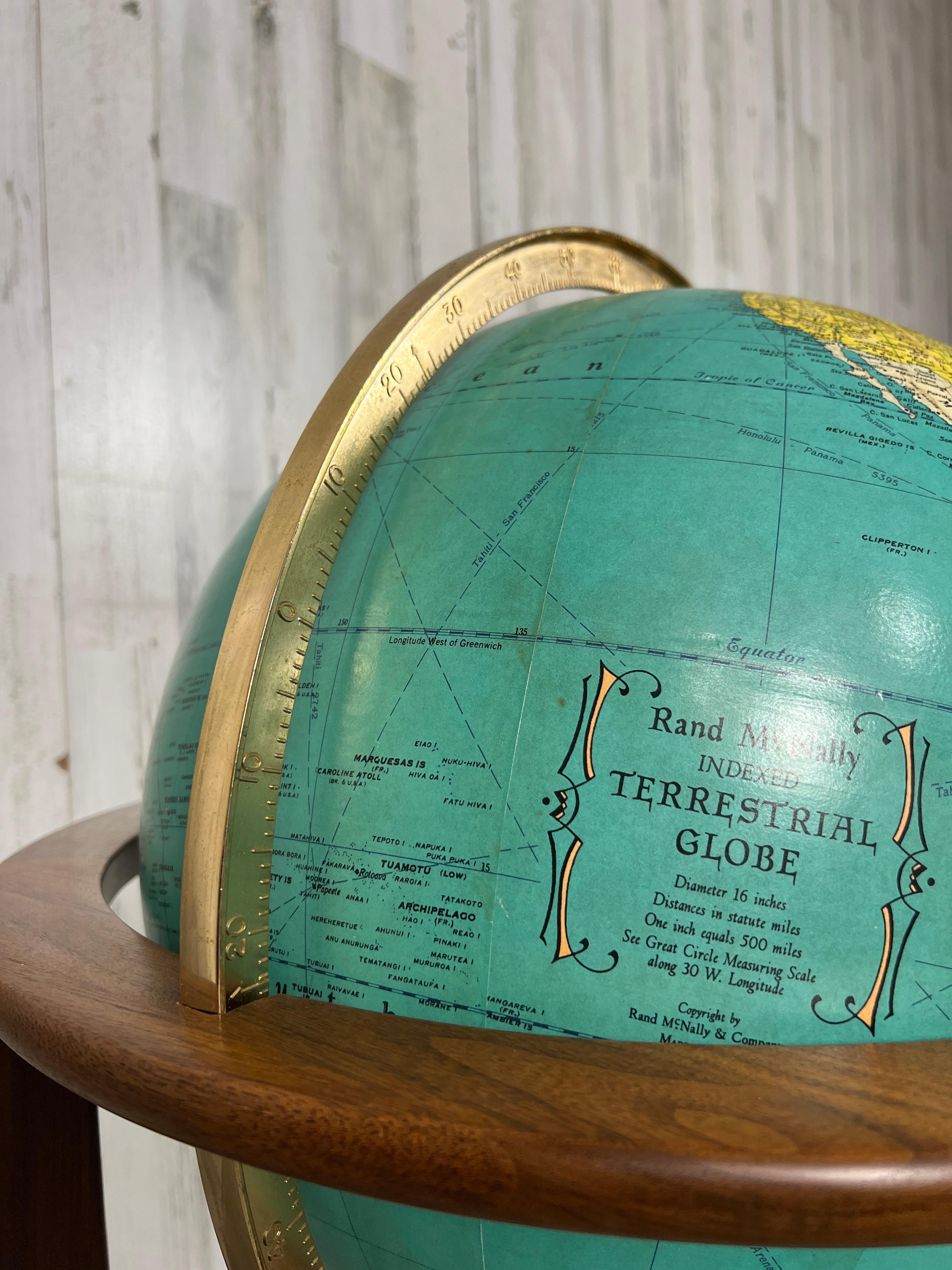 Illuminated World Globe attributed to Edward Wormley 6