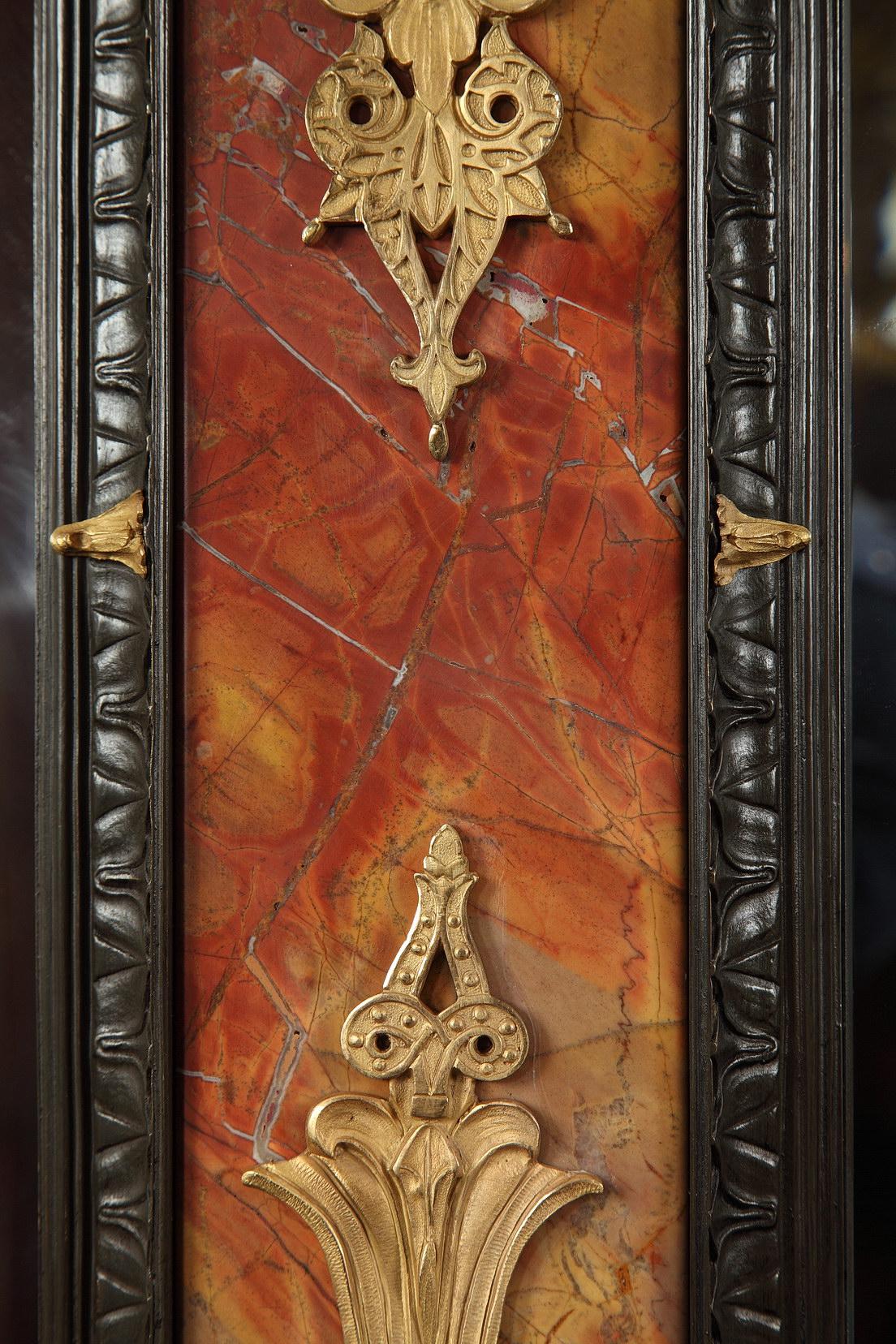 Zeitgenössischer beleuchteter „Byzance“-Spiegel, Frankreich, 20. Jahrhundert (Bronze) im Angebot