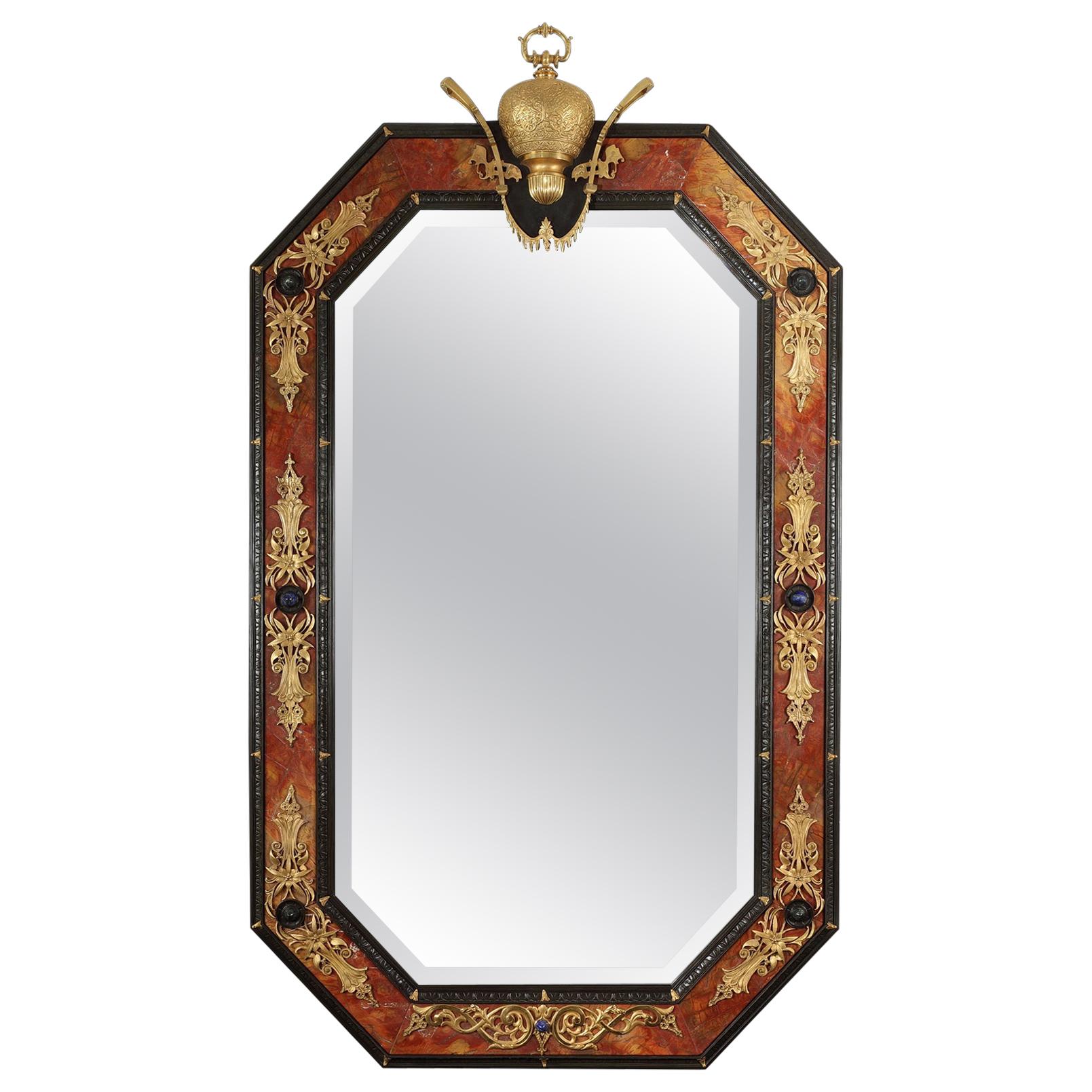 A Contemporary Illuminating "Byzance" Mirror, France, 20th Century For Sale