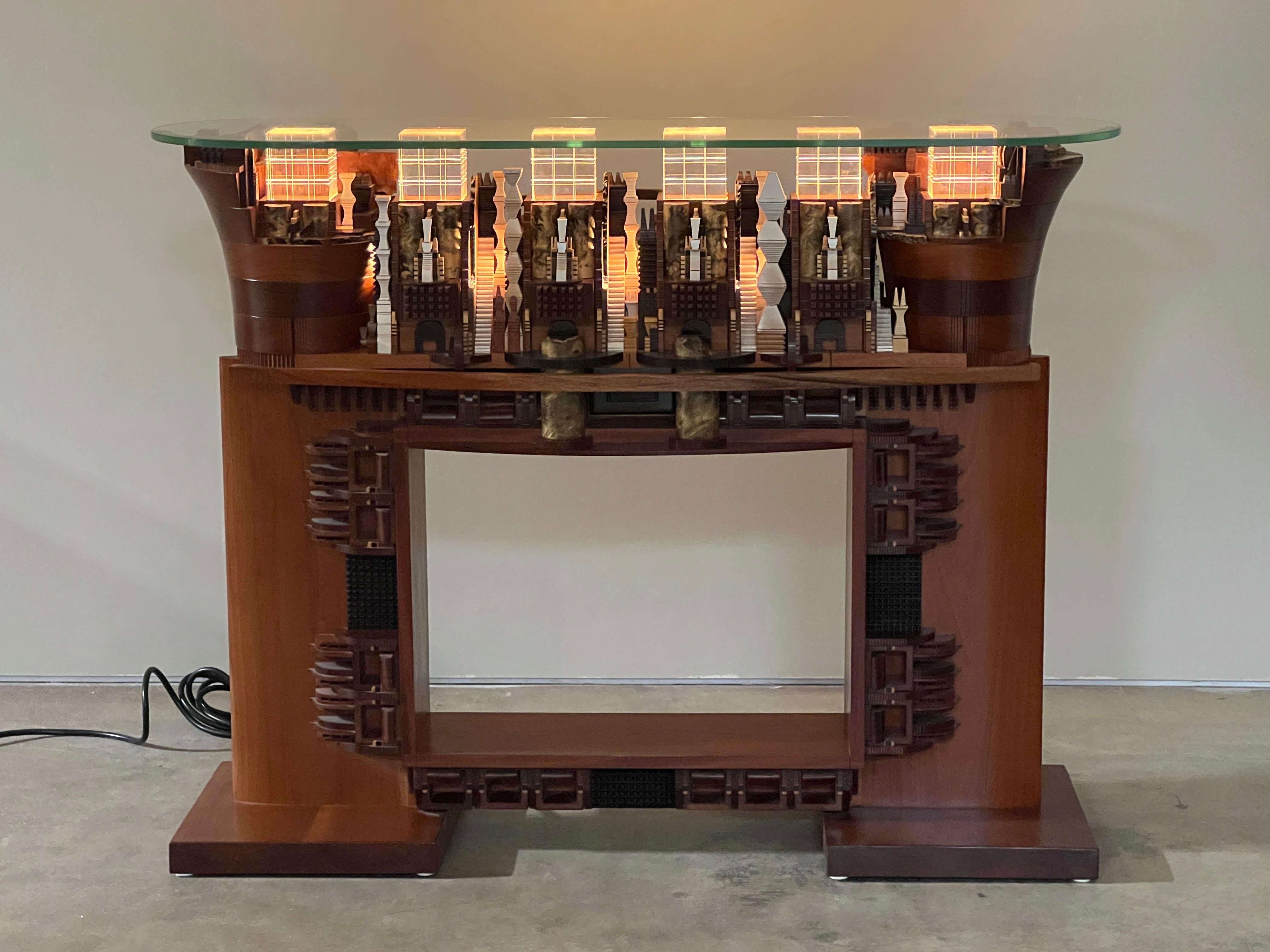 Illuminating Console Table by Po Shun Leong For Sale 12