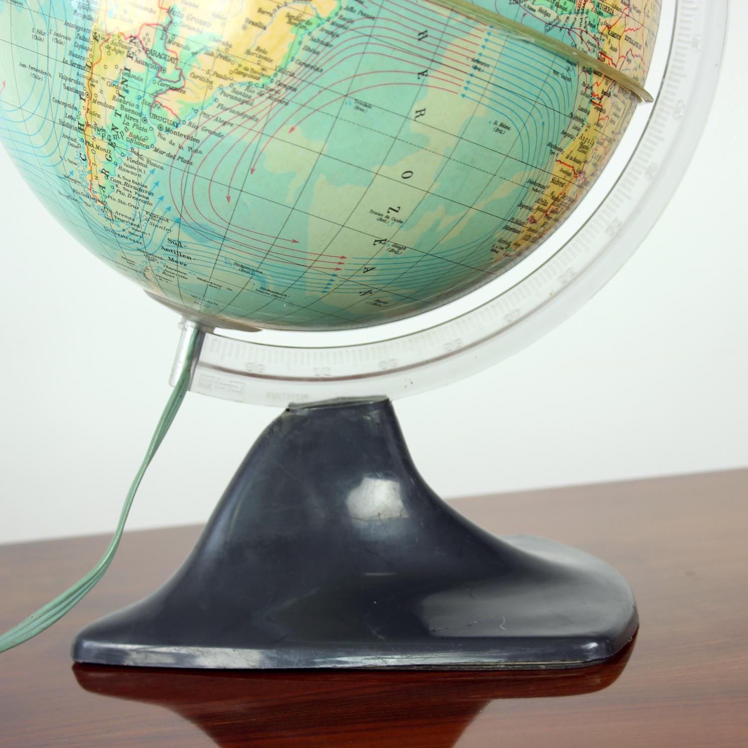 Plastica Globo illuminante in plastica vintage, Cecoslovacchia 1960 in vendita