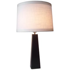Illums Bolighus Leather Table Lamp Designed by Lisa Johansson Pape, Denmark