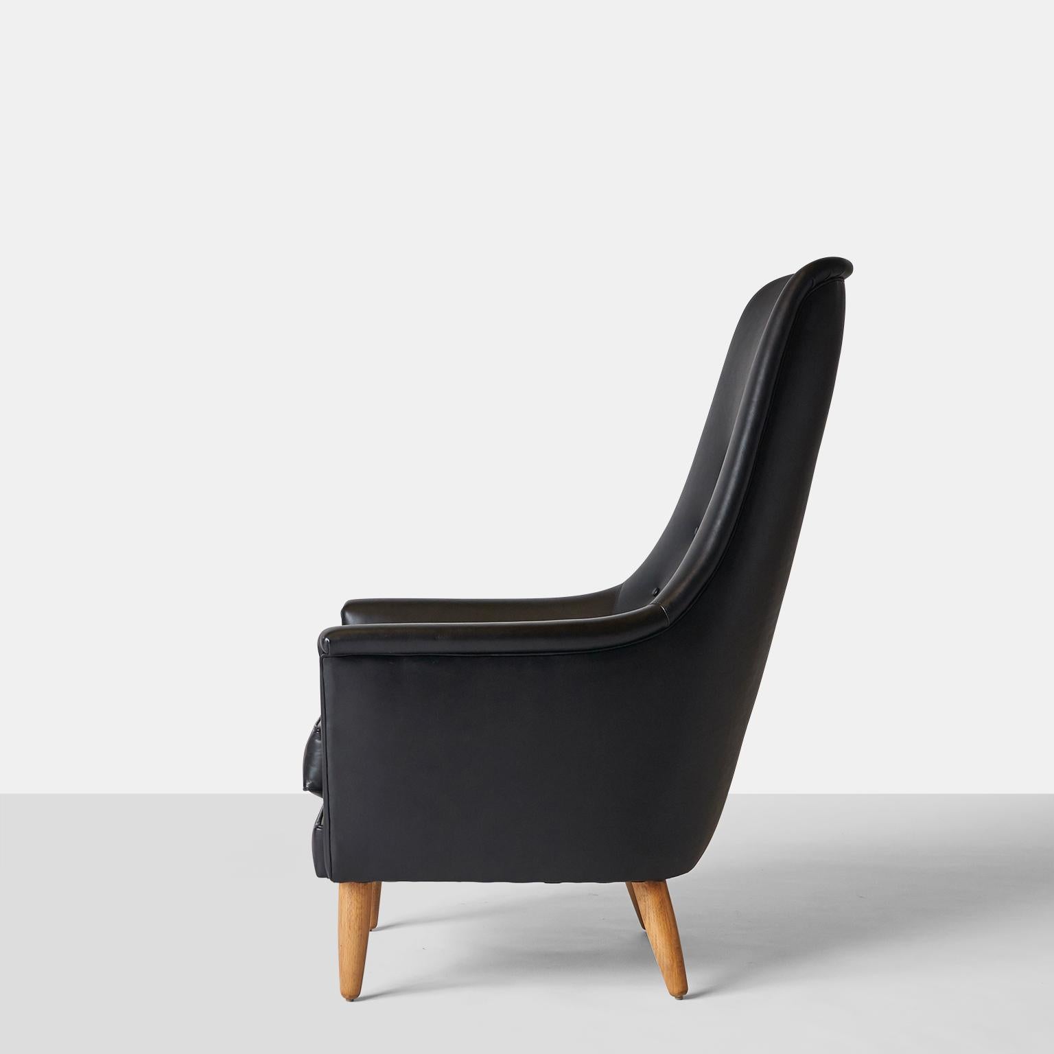 Danish Pair of Lounge Chairs for Illums Bolighus