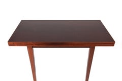 Illums Bolighus Rosewood and Blue Tile Folding Table