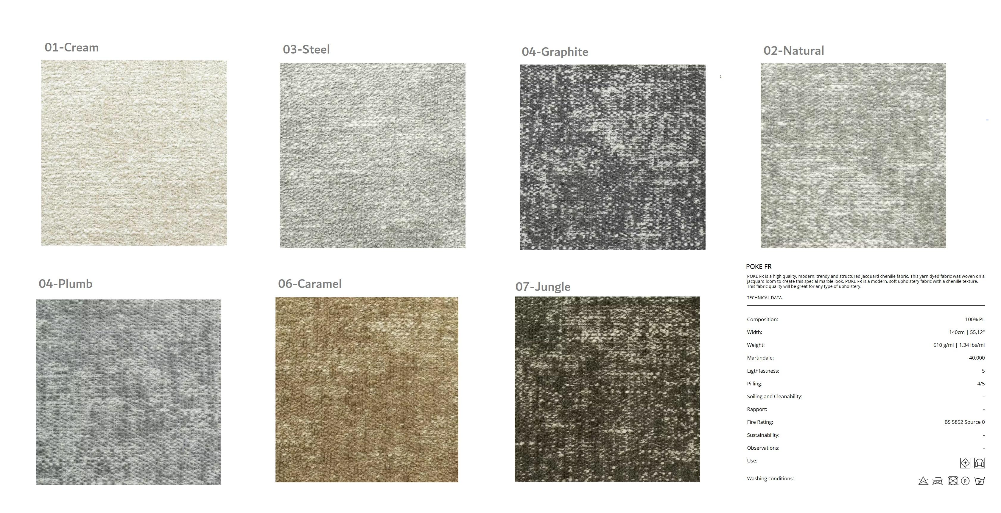 Illusion geschwungenes Ecksofa aus gewebtem Jacquard-Stoff mit besonderem Marmoreffekt im Angebot 2