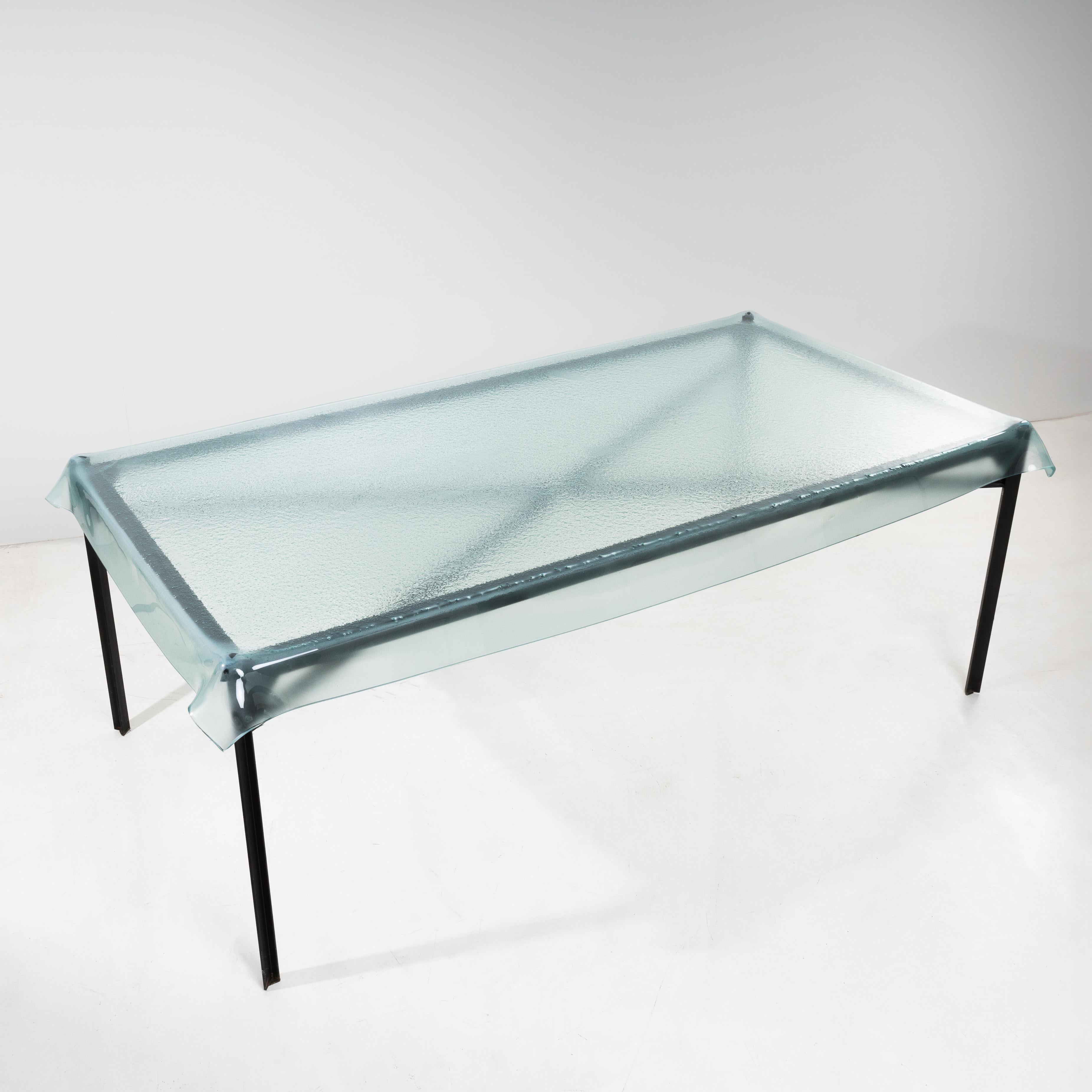Italian Illusion dining table by Philippe Starck - Fiam (IT) For Sale
