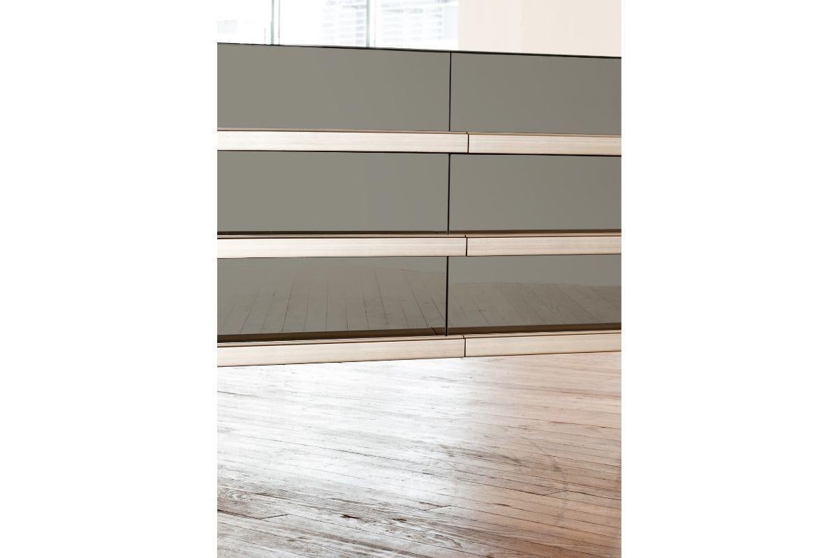 Modern Illusion Dresser Quartz Grey by Luis Pons For Sale