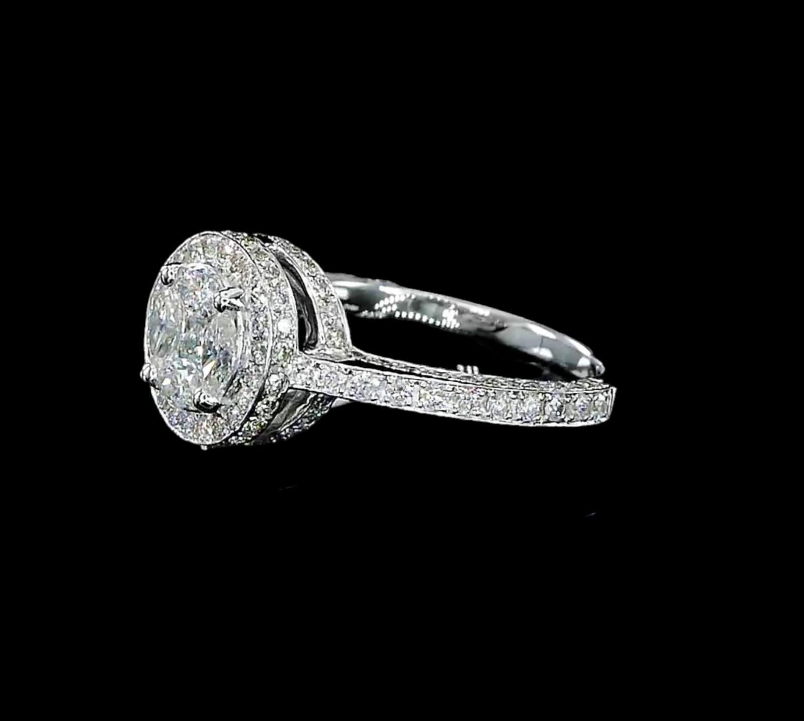 Round Cut Illusion Ring For Sale