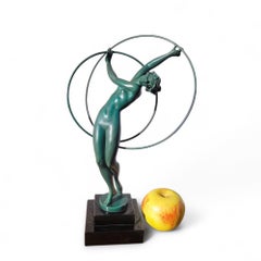 Illusion, Sculpture After Fayral - Max Le Verrier, Art Deco, 20th Century