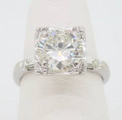 Illusion Set 1.57CTW Diamond Engagement Ring