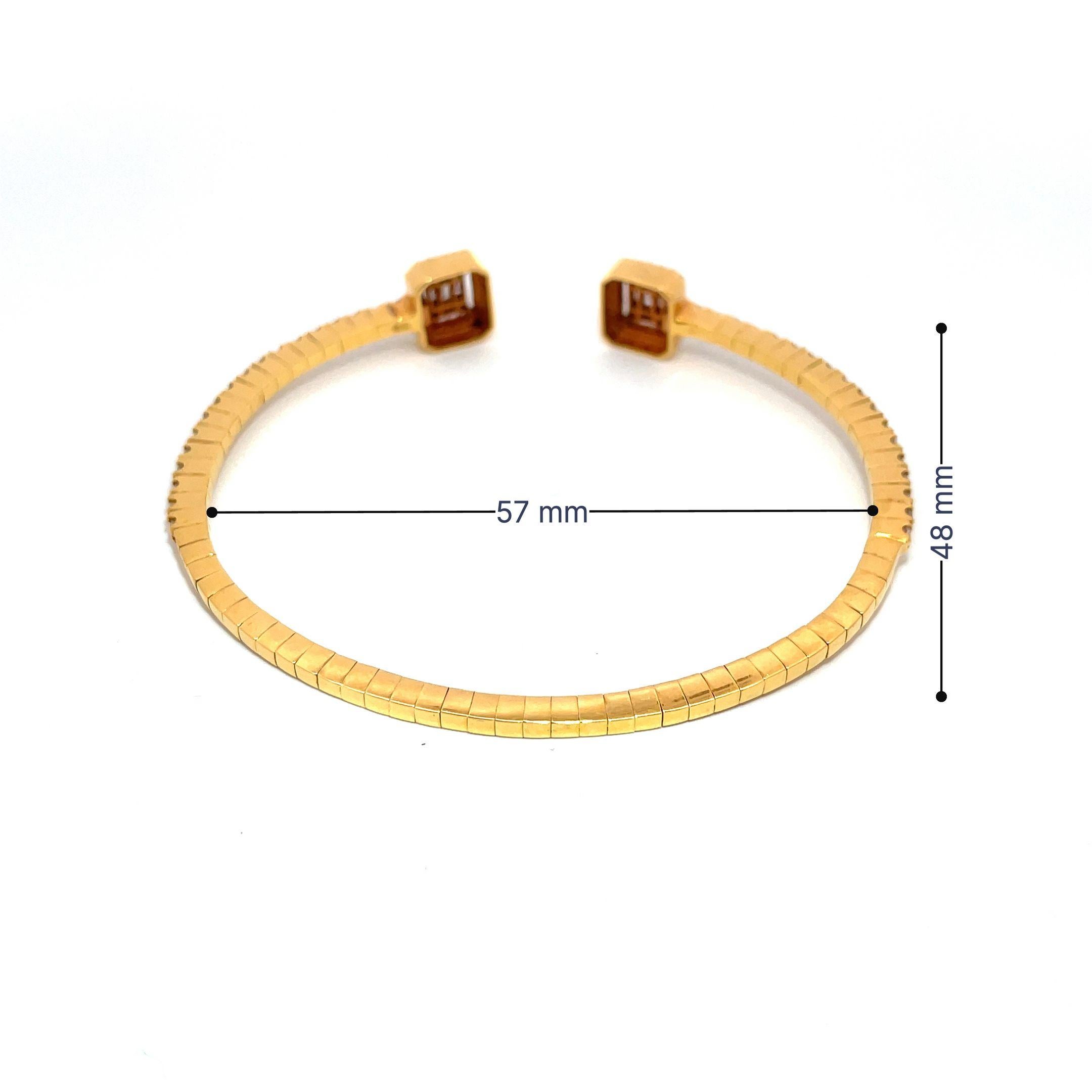 Bracciale con diamanti a raggiera incastonati a illusione in oro rosa 18 carati In condizioni Nuovo in vendita a Hong Kong, HK