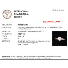 Illusion Setting Diamond Ring in 14K Solid Gold (Certified)- Ready to Ship