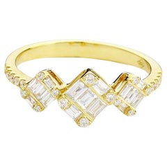 Illusional Triple Center-Rec-S Ring