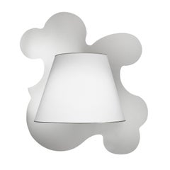 Illusoria Nuvola Wandleuchte mit weißem Spiegelrahmen