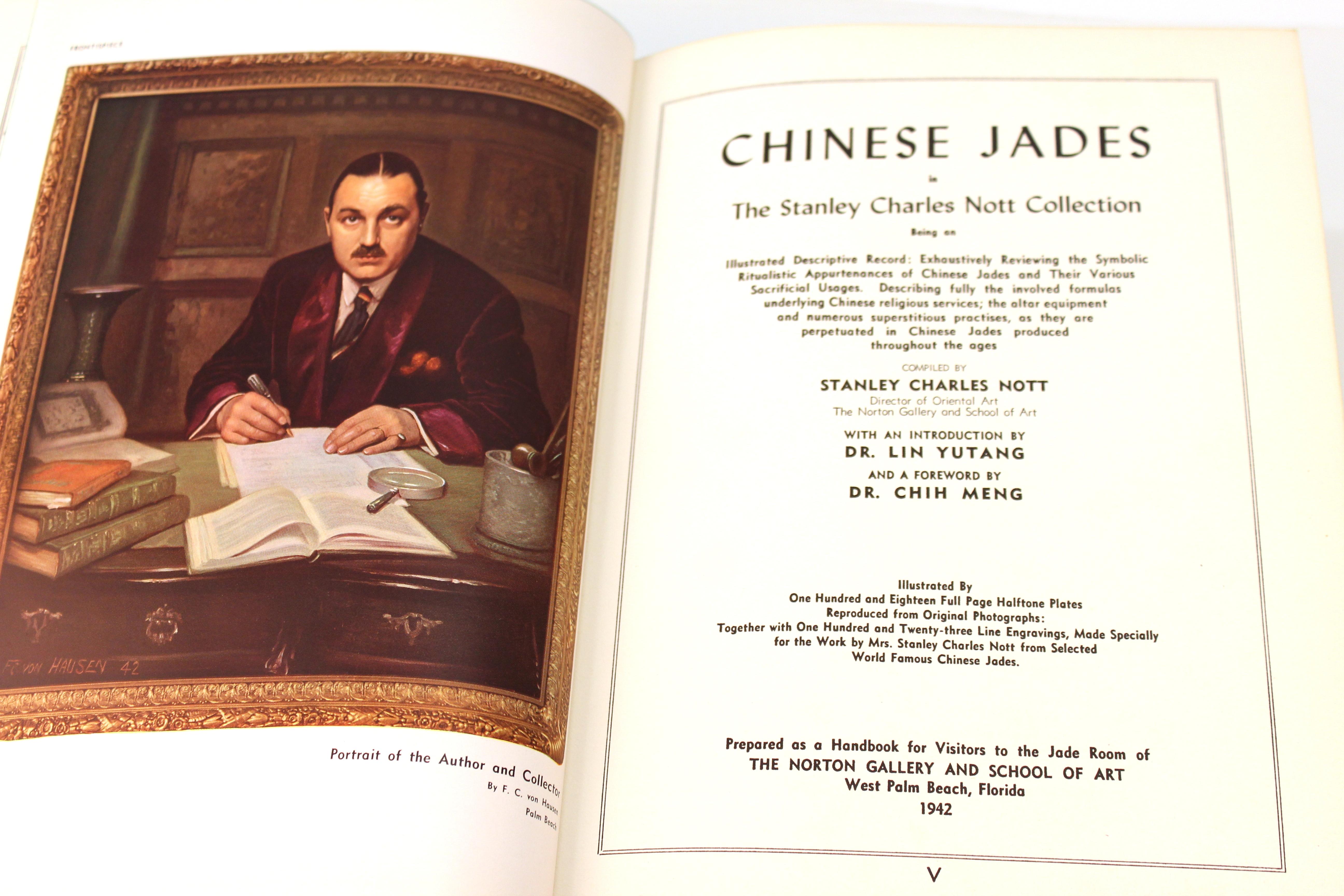 Illustrated Book of The Stanley Charles Nott Collection of Chinese Jades In Good Condition In New York, NY