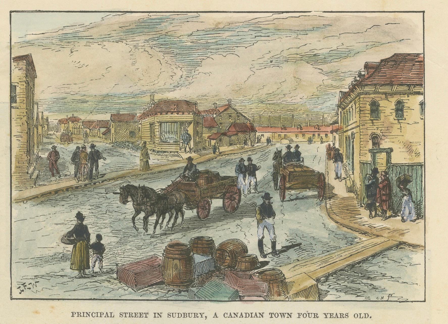 Illustrierte London News 1889-Szenen: Kanada und New South Wales, handkoloriert im Angebot 1