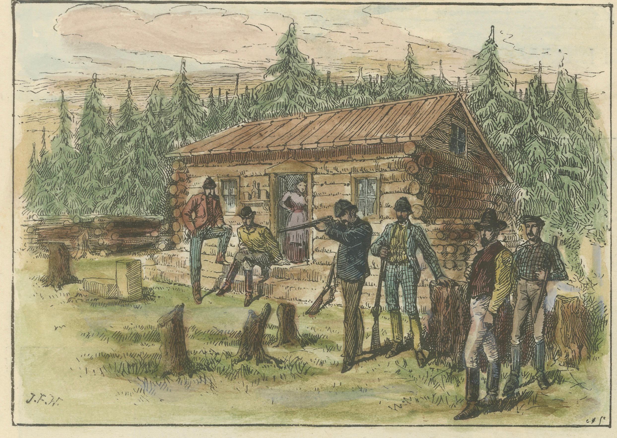 Illustrierte London News 1889-Szenen: Kanada und New South Wales, handkoloriert im Angebot 3