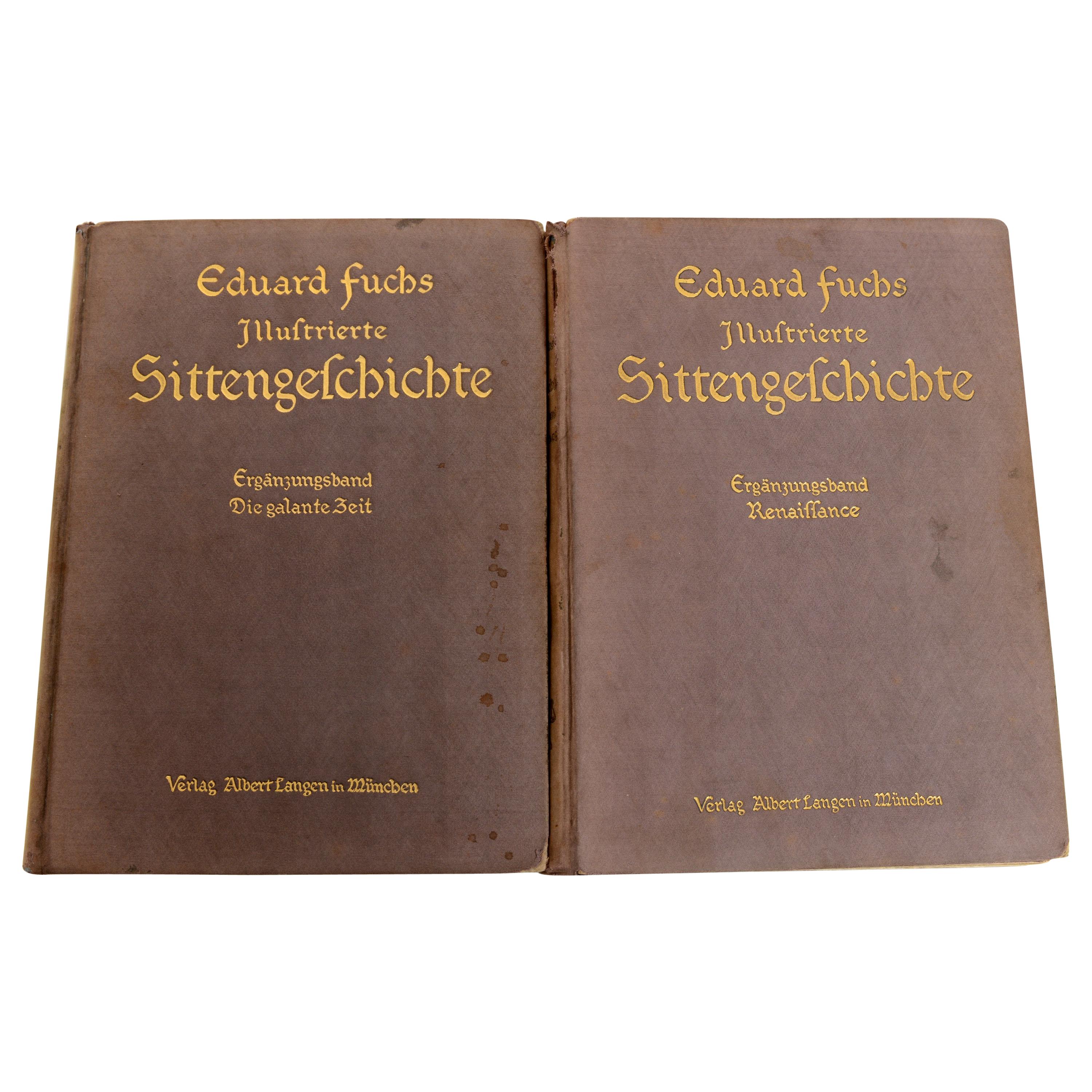 Illustrierte Sittengeschichte, Die Galante Zeit/Ergänzungsband Volumes 1 and 2 For Sale