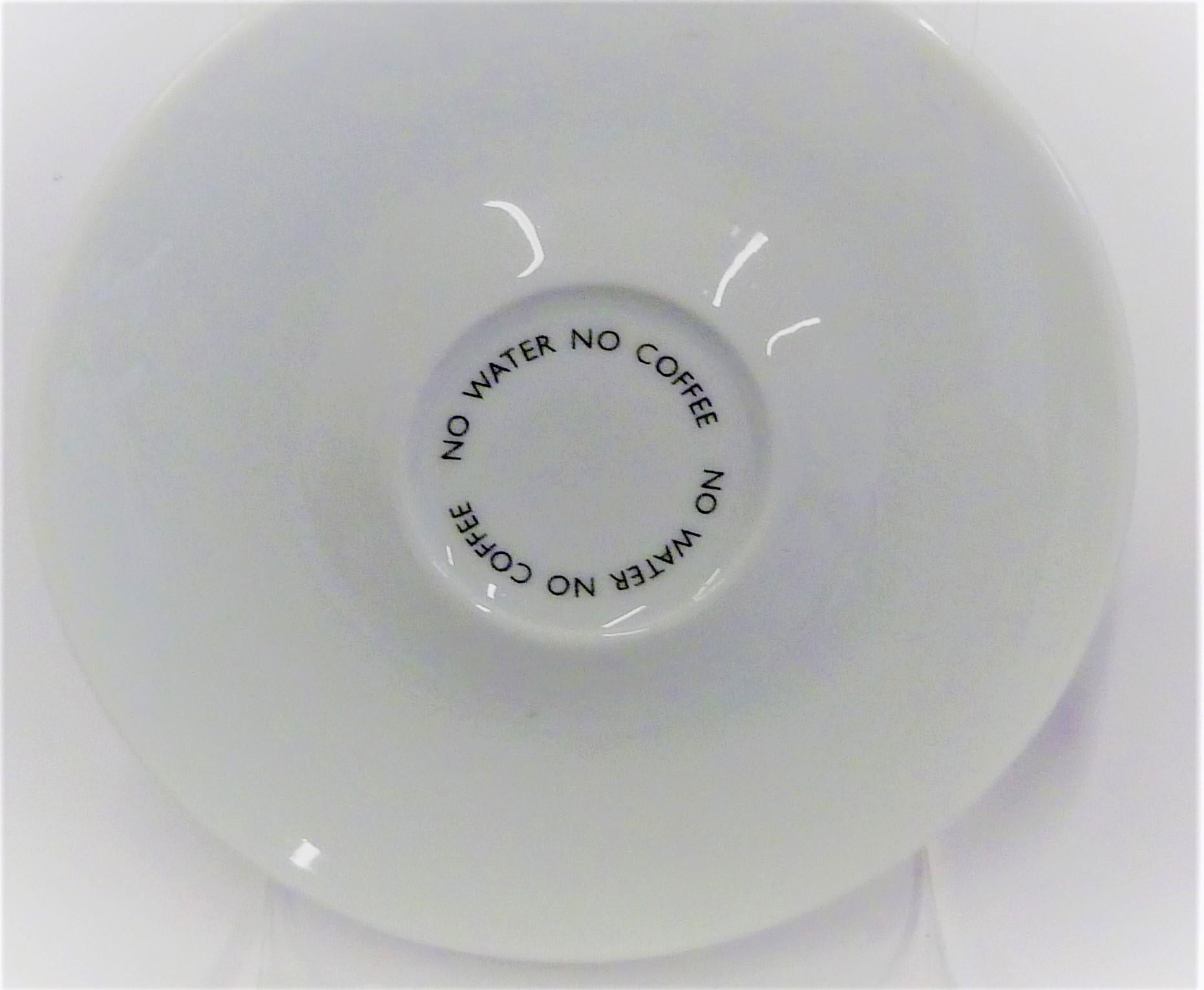 Illy Collection, No Water No Coffee, Maria Joao Calisto 2002 Espresso Cups 4